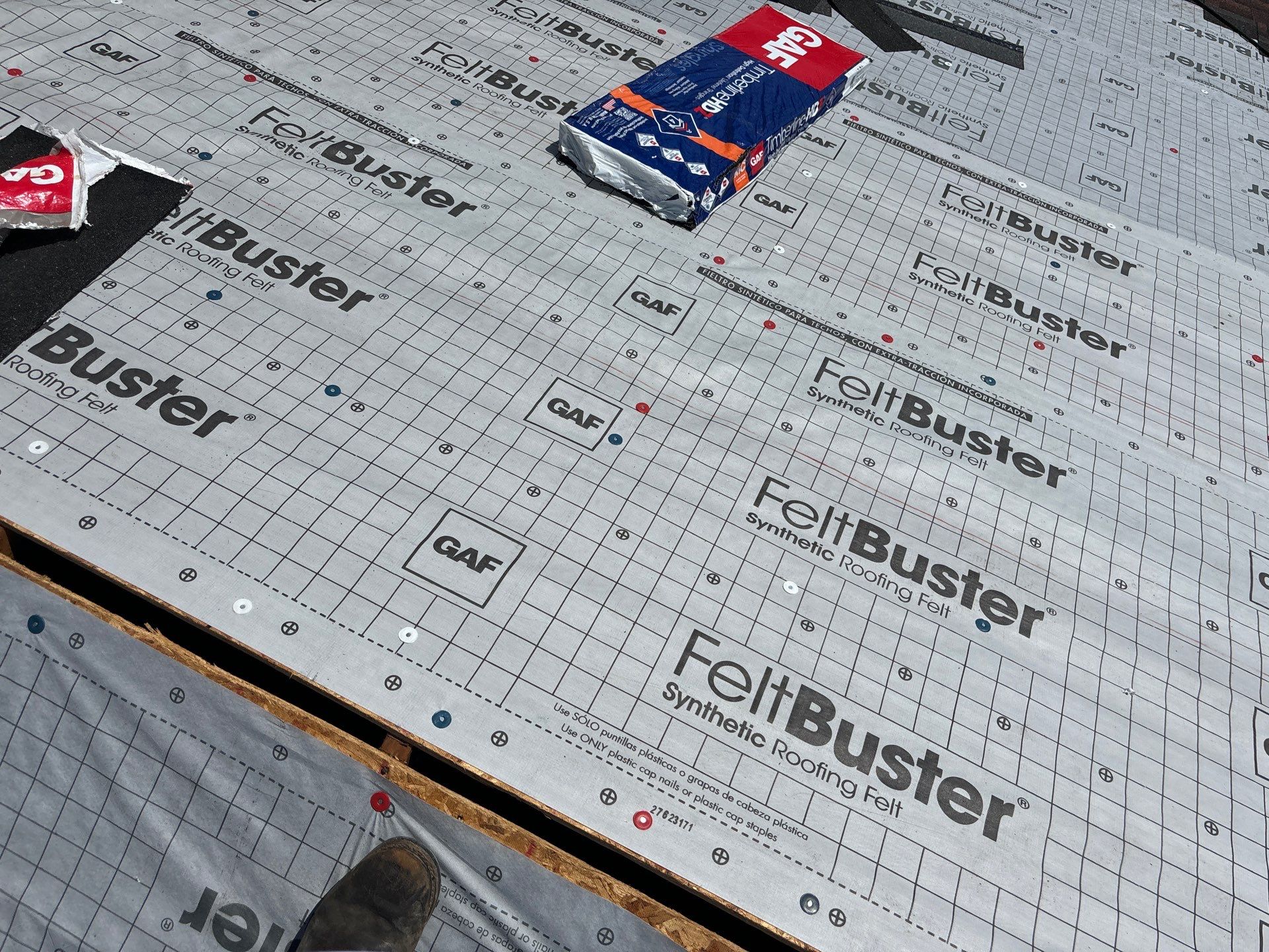 Residential Roofing Installation using Timberline HDZ Shingles - Hickory by RoofX 