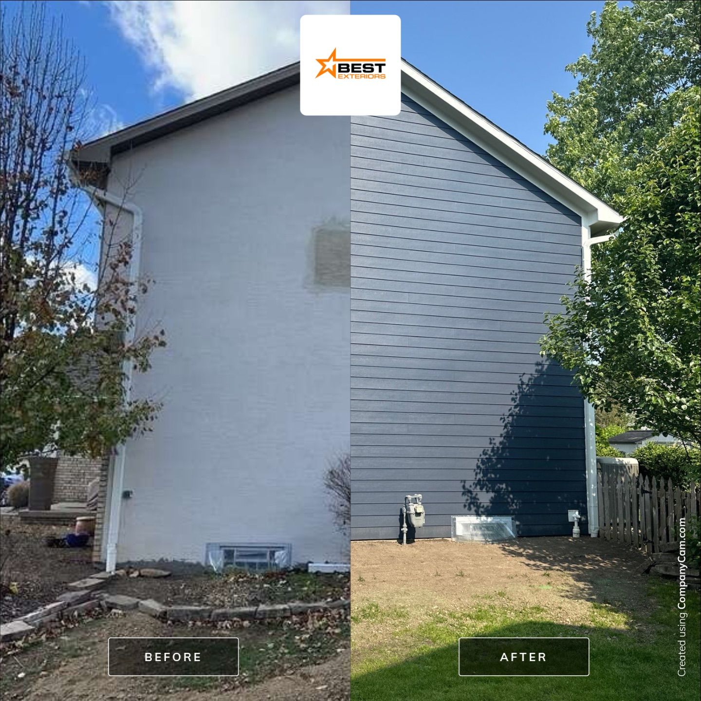 James Hardie Siding Project in Worthington by Best Roofing & Siding Company