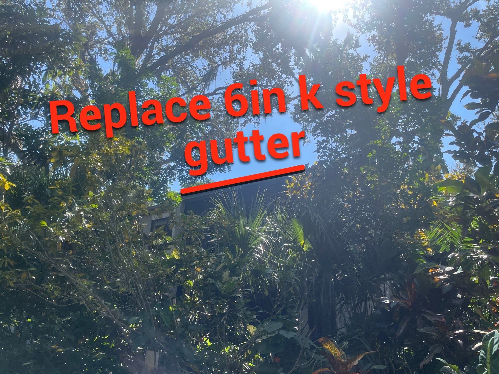 White Gutters Repair and Installation in Sarasota FL by Gutter Professors