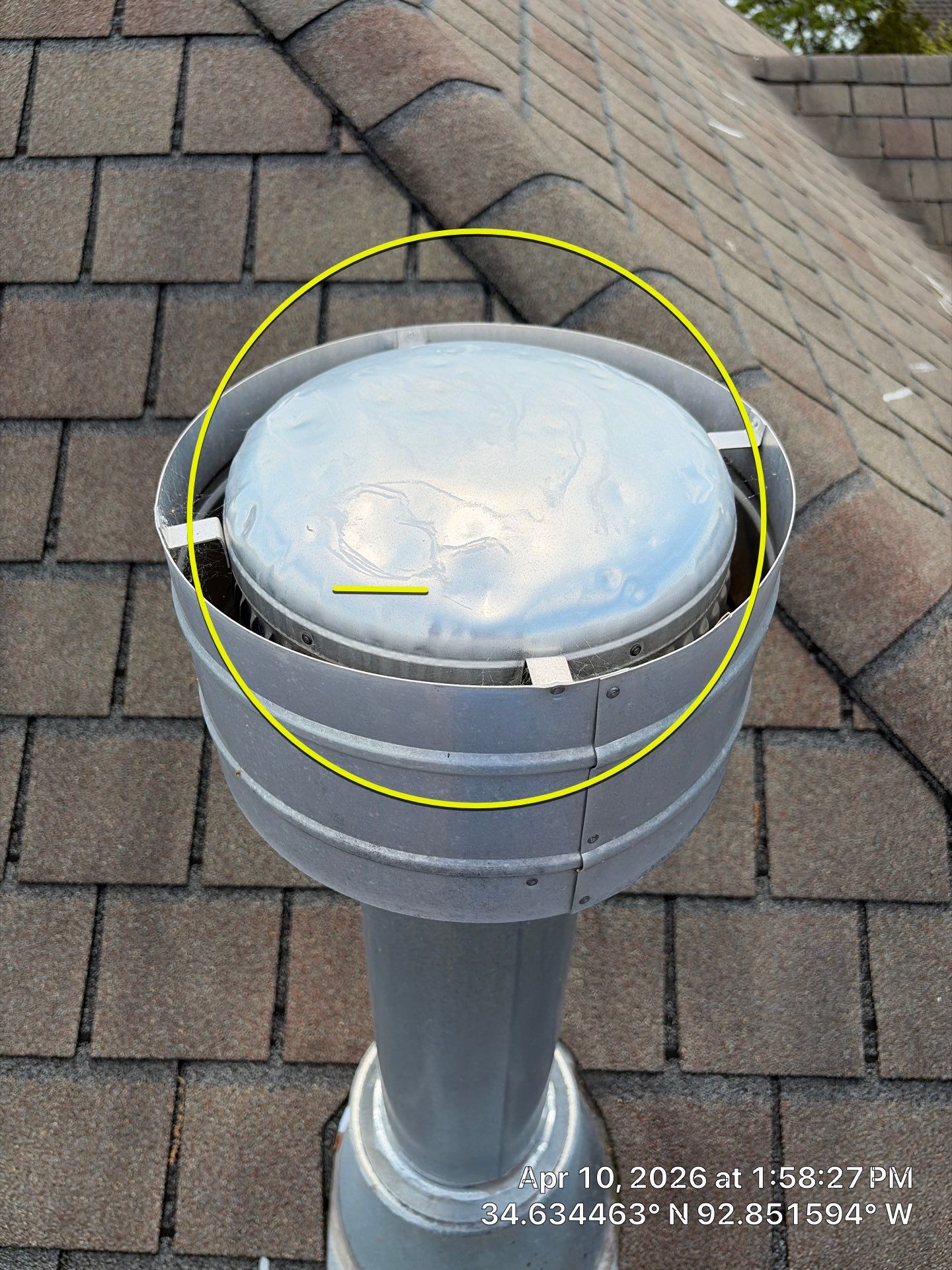 Shingle Roof Damage Assessment in Hot Springs Village by Temple Roofing and Exteriors