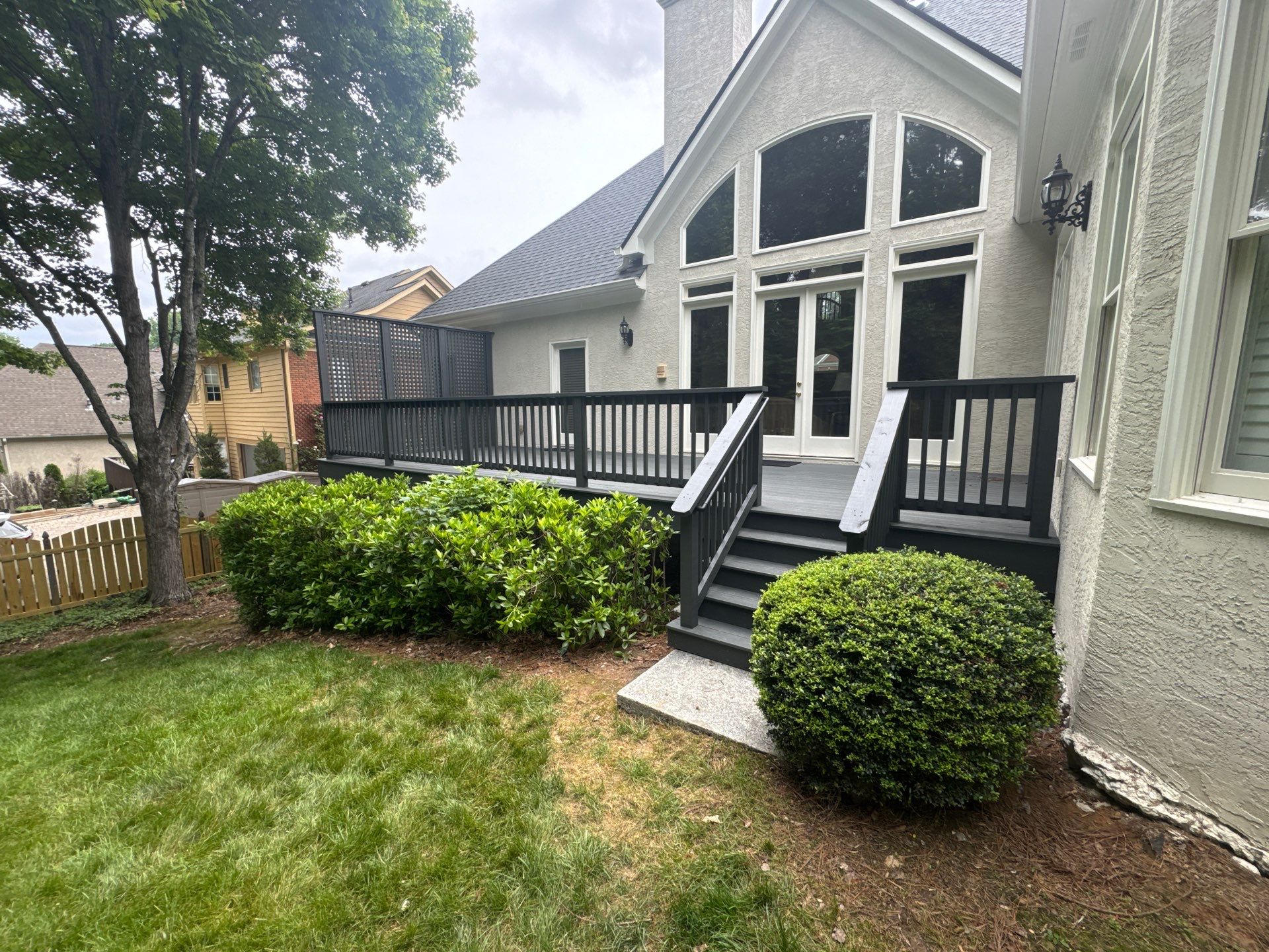Composite Deck Renovation and Privacy Screen Installation in Marietta by Swift Home Renovations