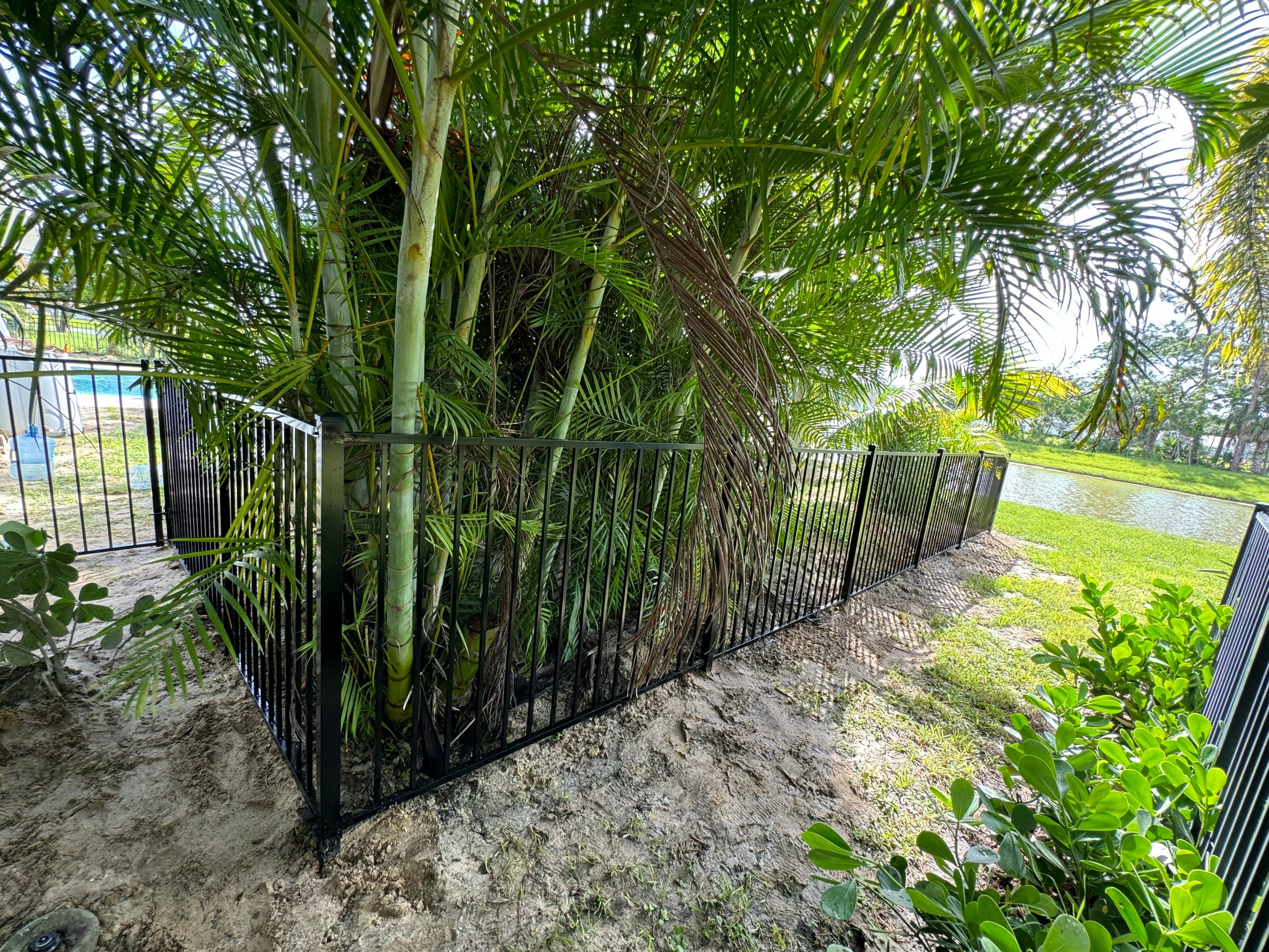 Aluminum Fence Installation using 3 Rail Aluminum Fence by Asap fence and gates, LLC