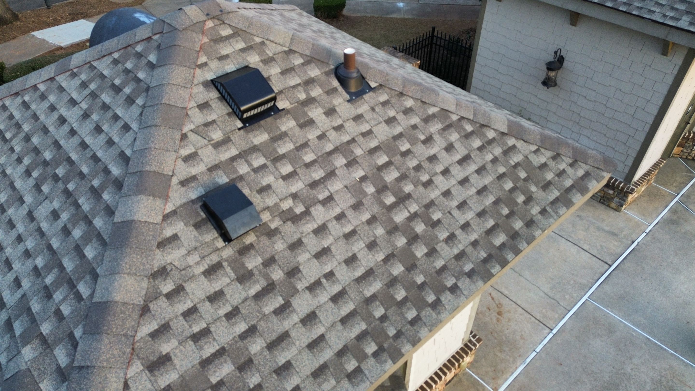 Roswell, GA Roof Replacement GAF Timberline HDZ Weathered Wood by Reset Roofing