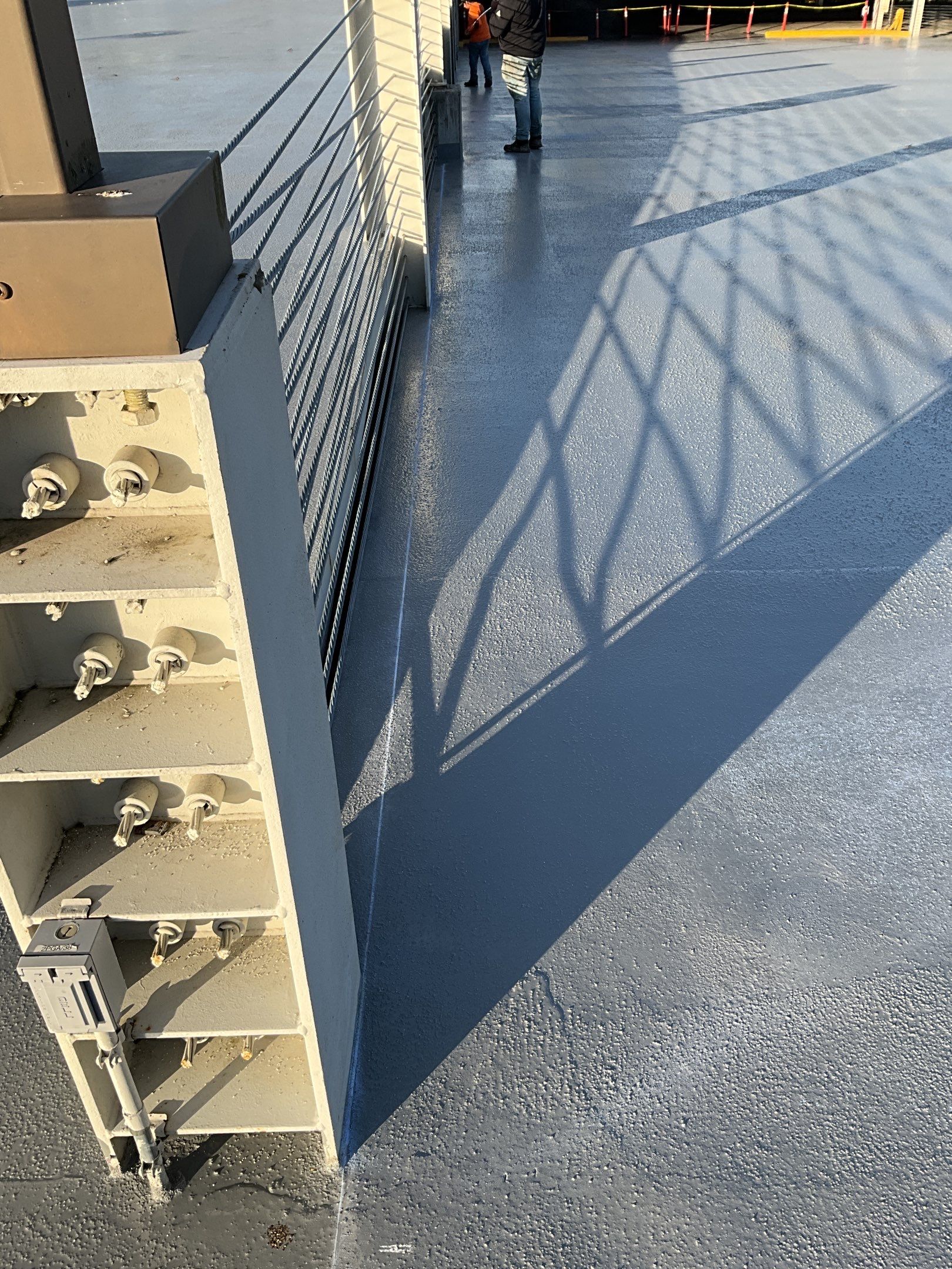 Corti Construction | Striping for Concrete Parking Lot by Jireh Asphalt & Concrete Inc 