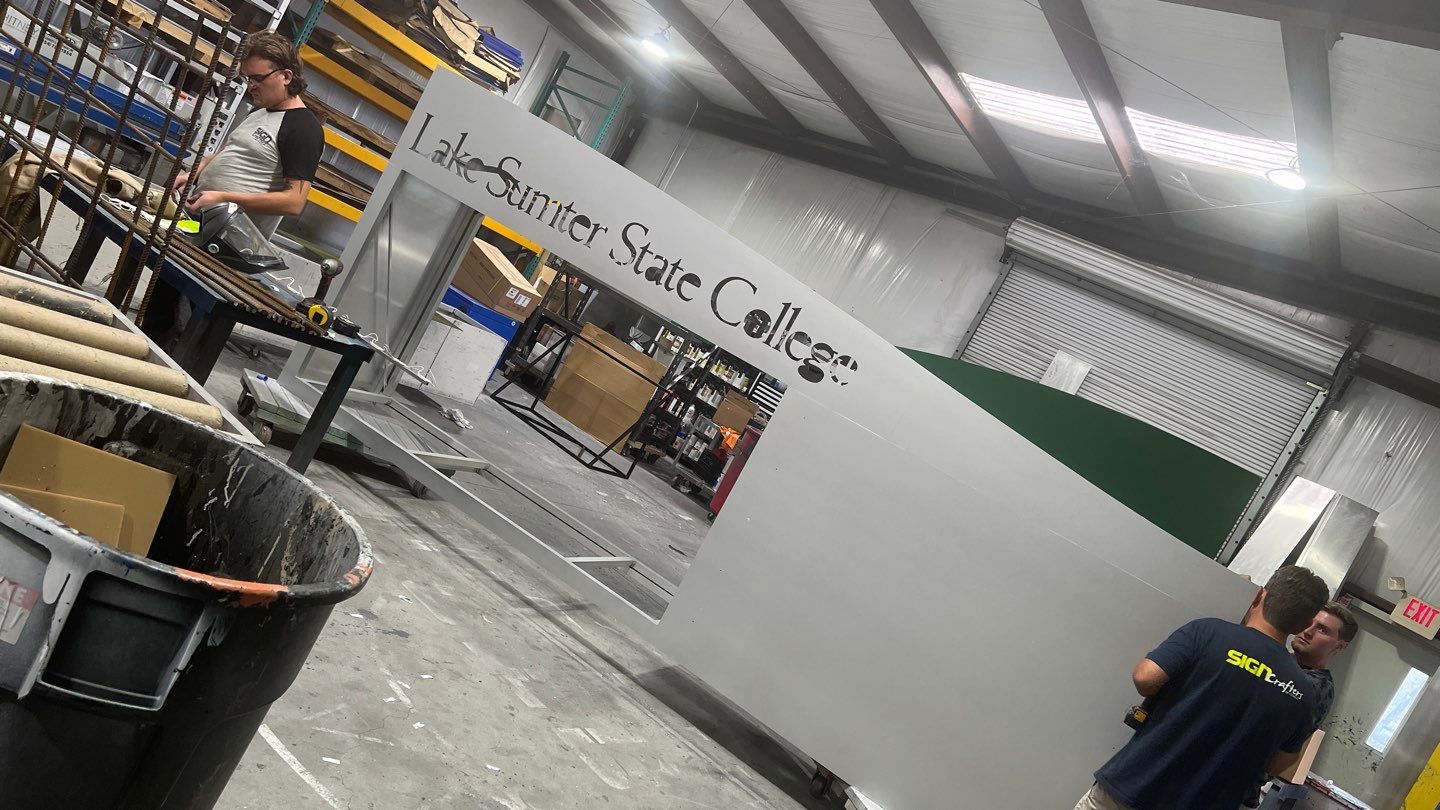 Monument Sign for LSSC Clermont by SignCrafters