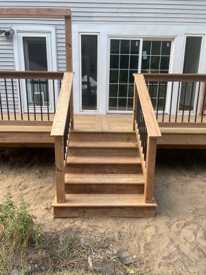 TREATED LUMBER DECK