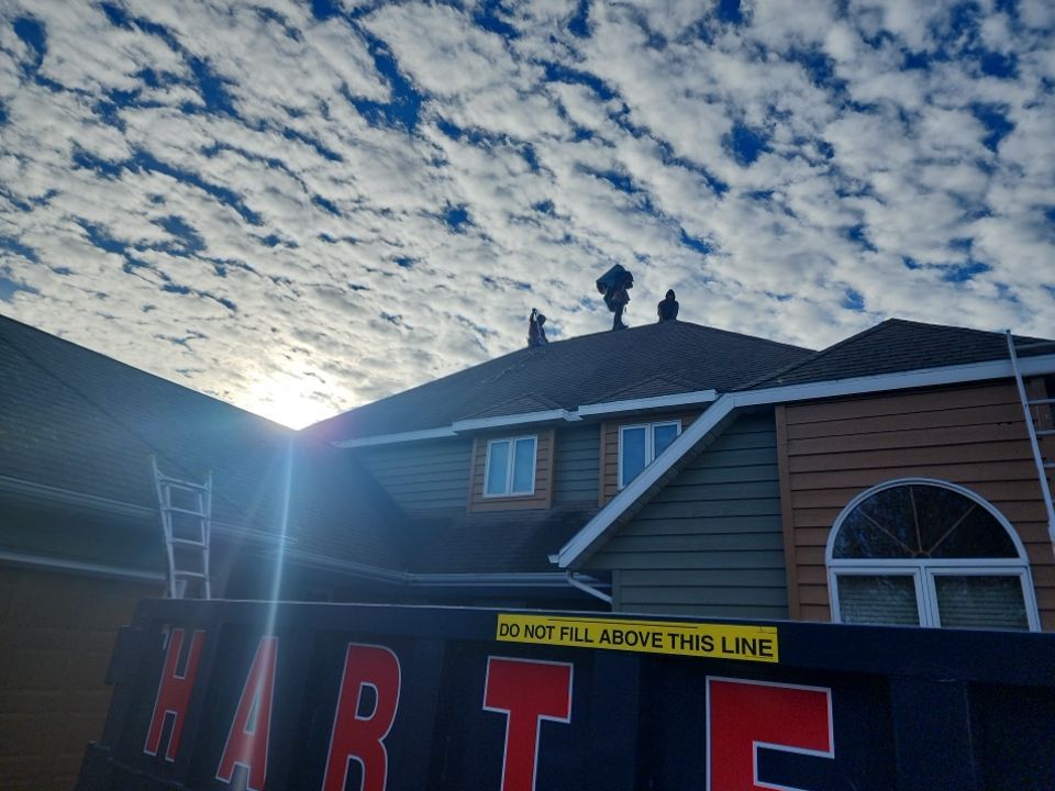 Residential Roof Installation in Plymouth, WI by Gellings Roofing & Siding