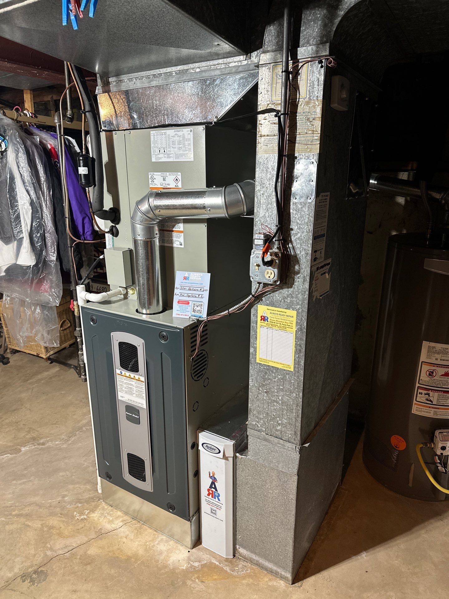 Furnace Installation using American Standard by Always Ready Repair