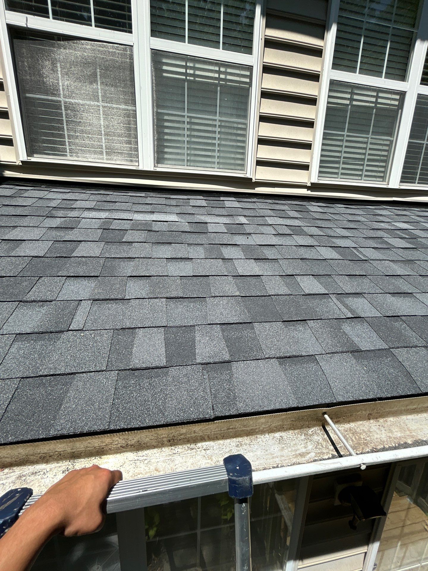 Reston Roof Replacement with CertainTeed Landmark PRO in Max Def Moire Black by RM Banning, Inc.