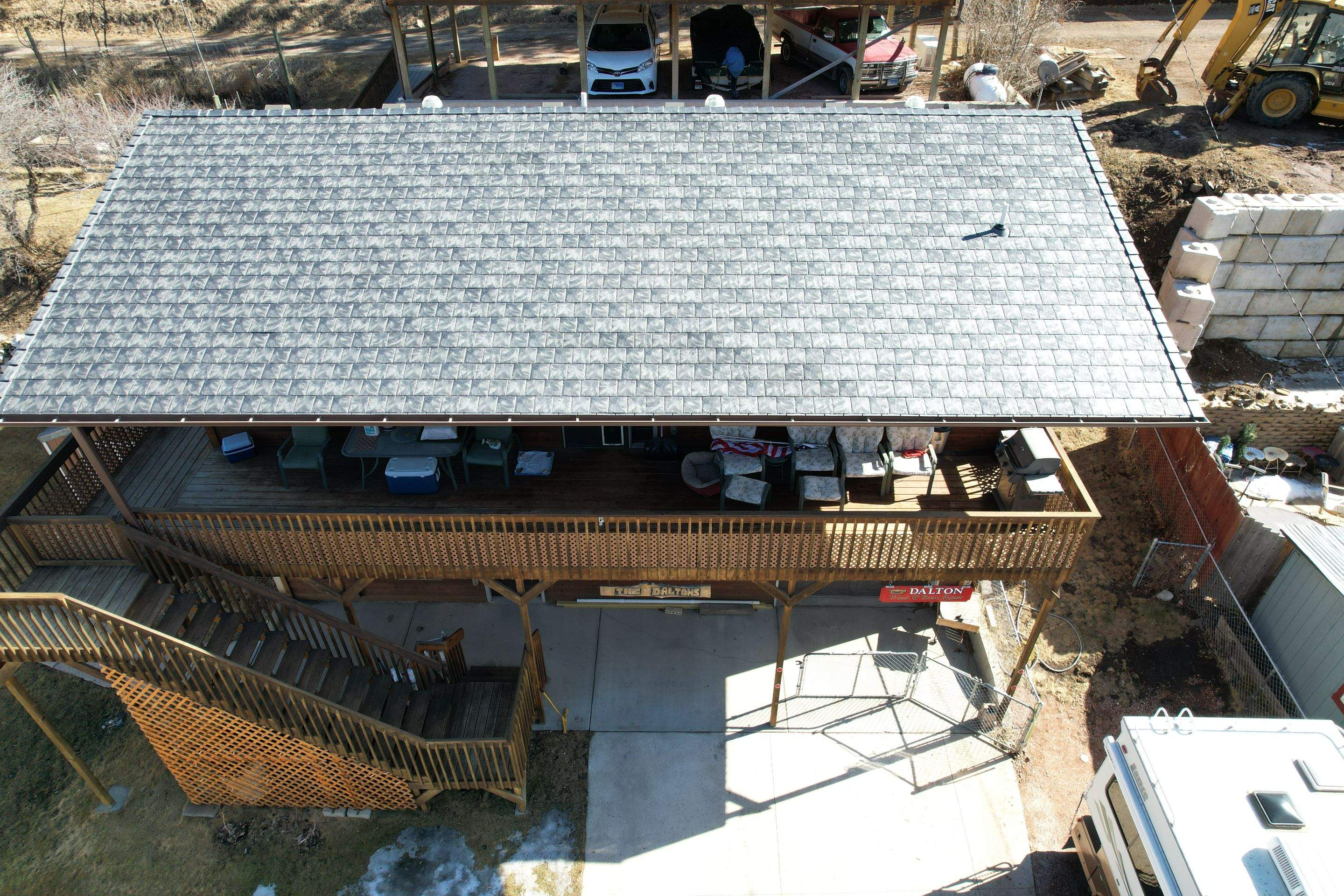 Hundreds of tires out of the landfill! by Weather-Tite Exteriors LLC