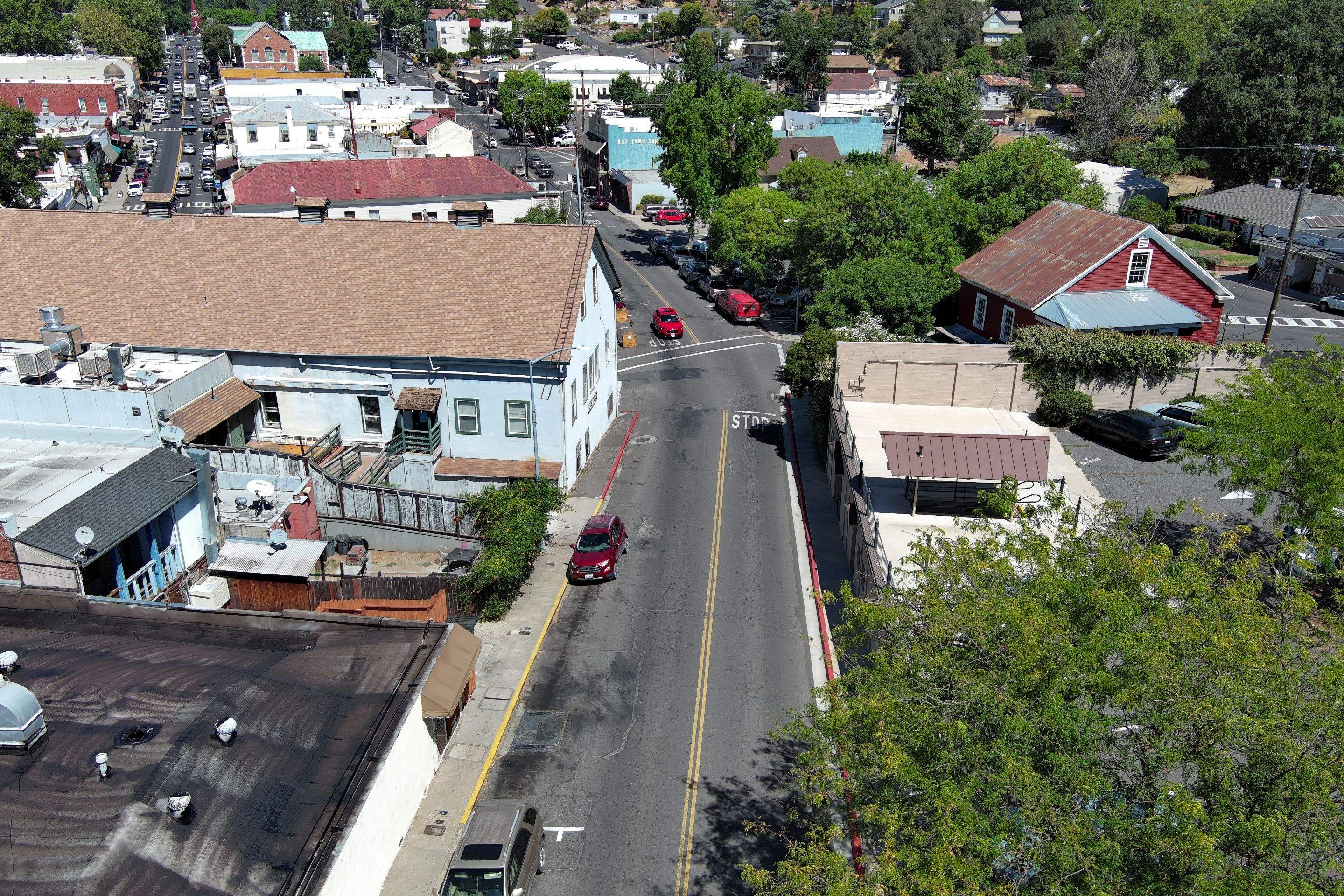Foam and coatings on commercial roof by Straight Edge Roofing Inc