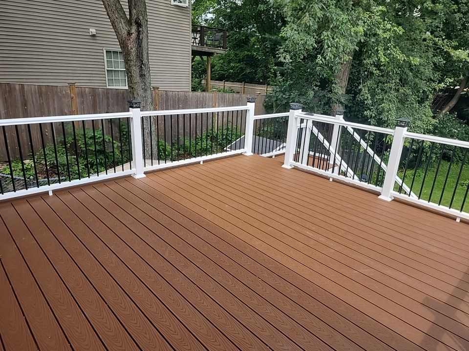Deck and siding in newton, MA by UBrothers Construction