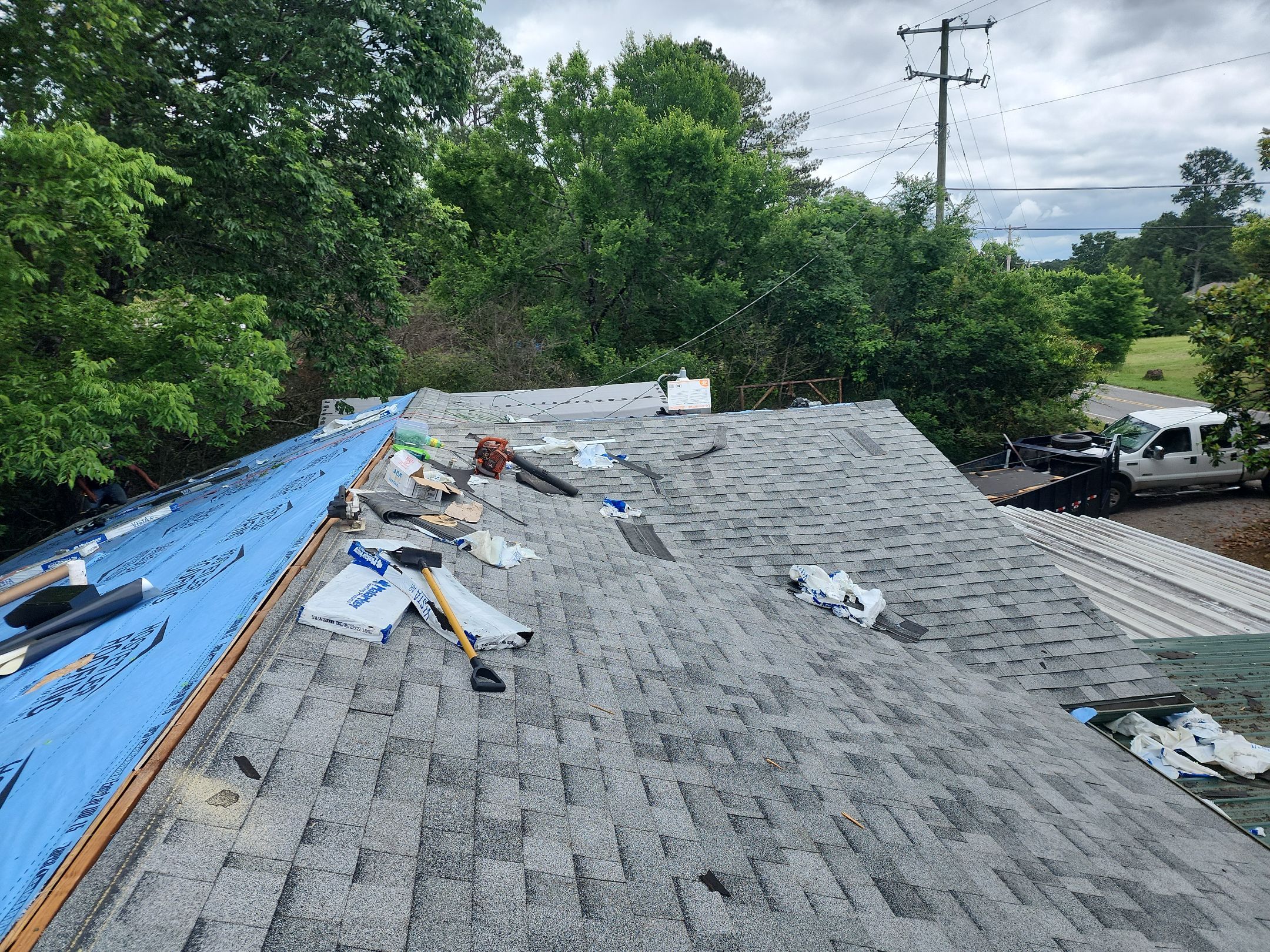 Residential Shingle Reroof using Malarkey Vista by Hostetler Roofing