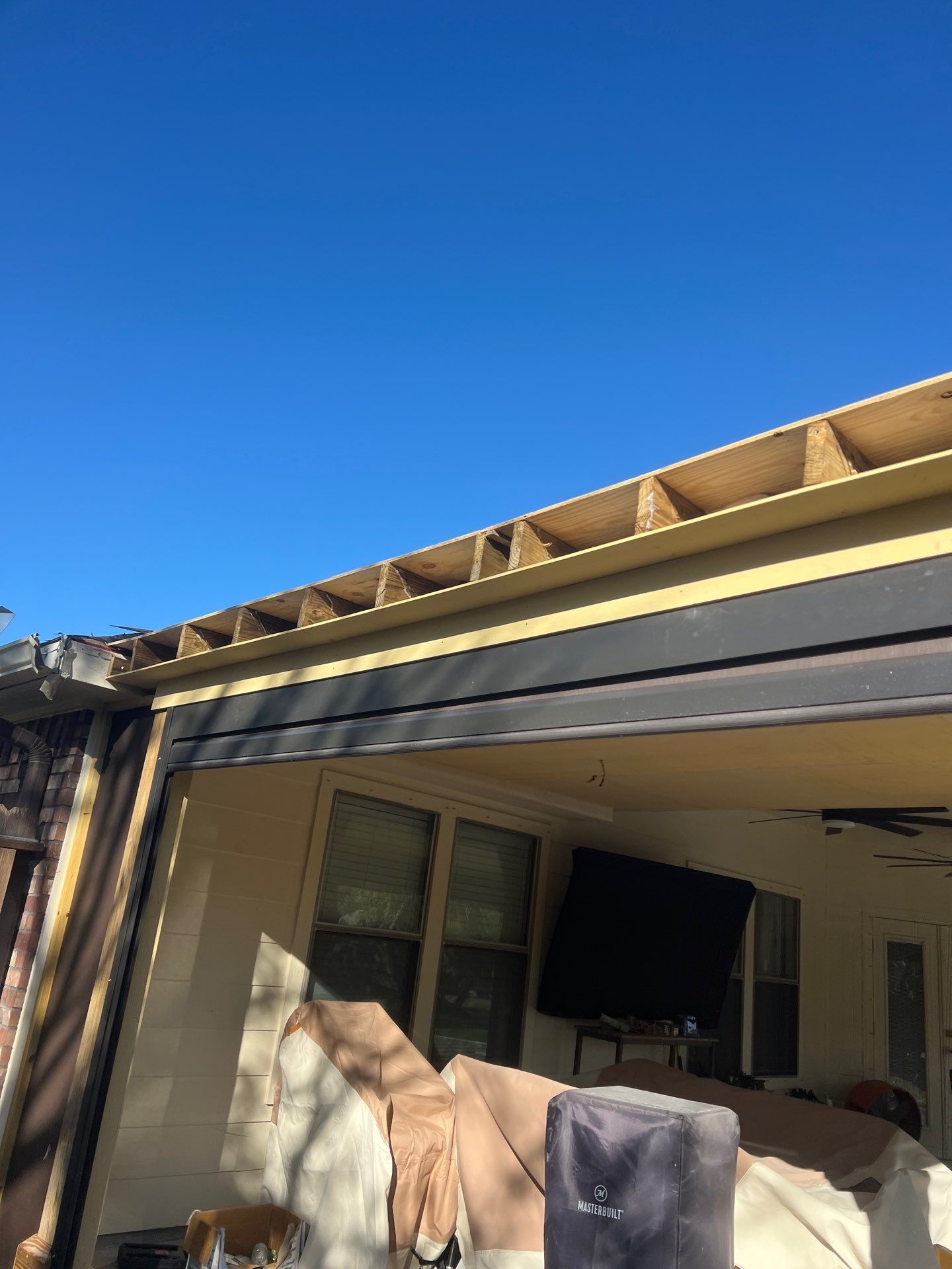 It Ain't Easy getting Shady  by Bayfront Roofing and Construction