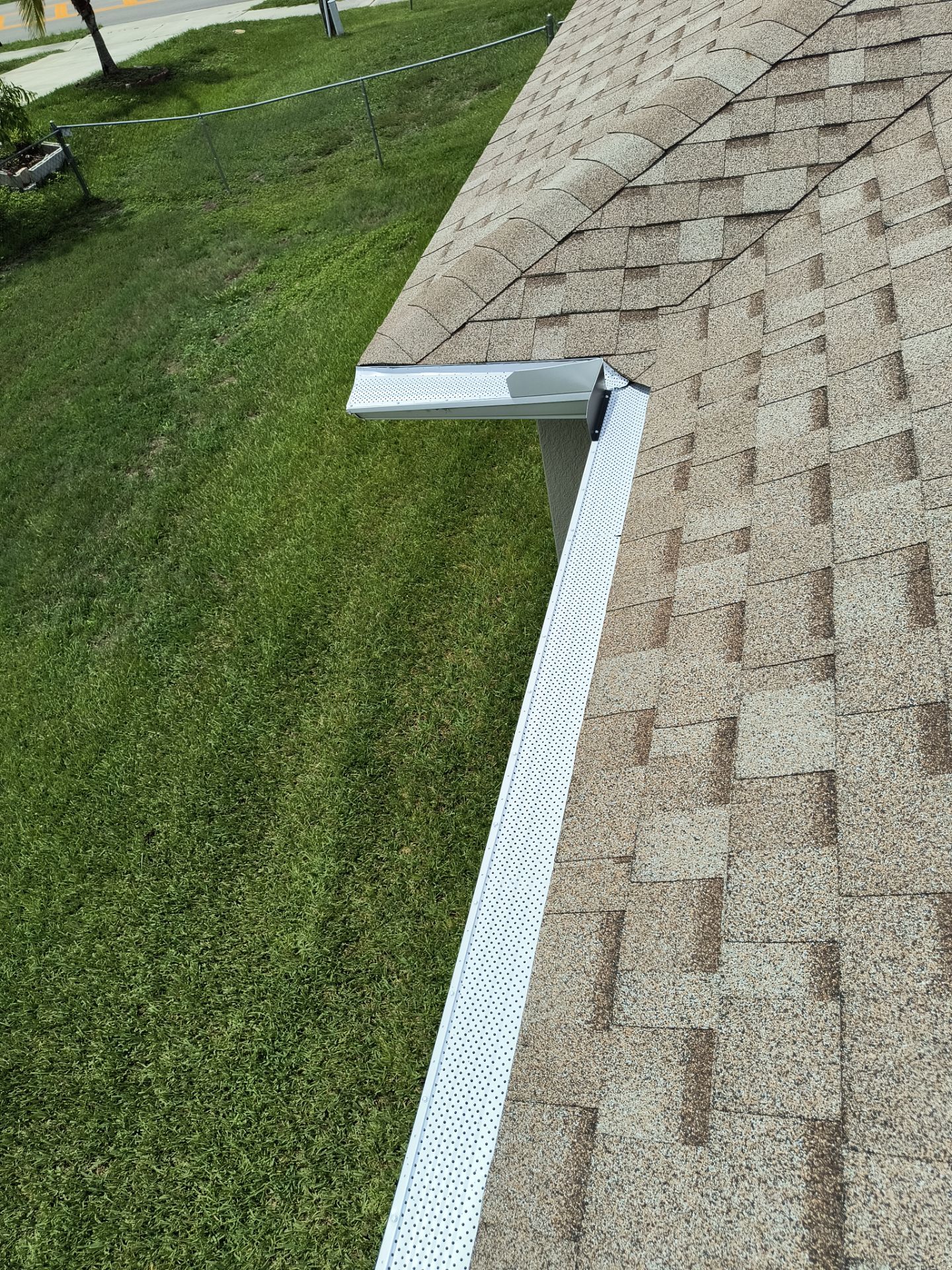 Leaf Guard System Installation in Cape Coral FL by Gutter Professors