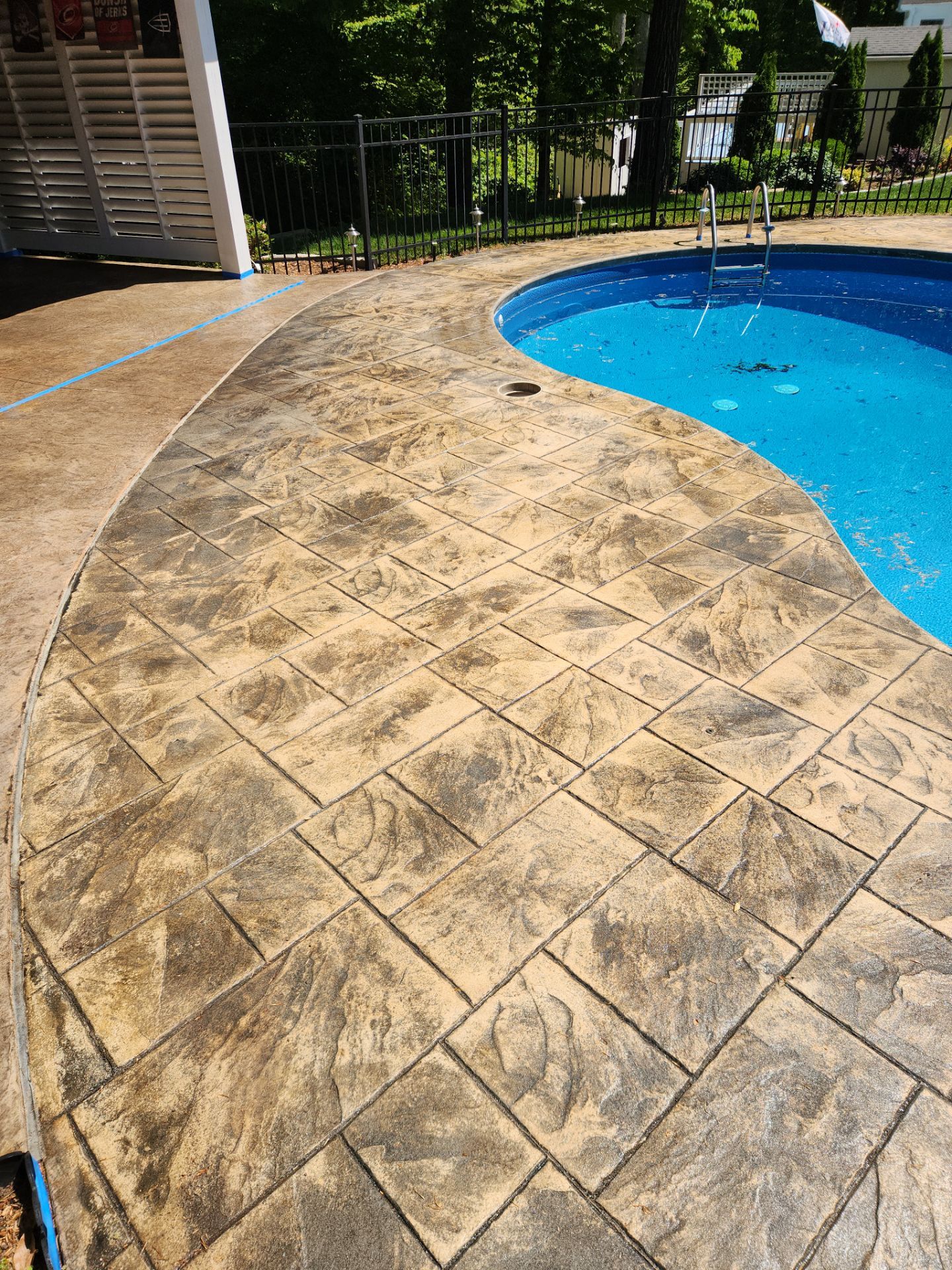 Pool Deck using AcryFin by DuraSeal