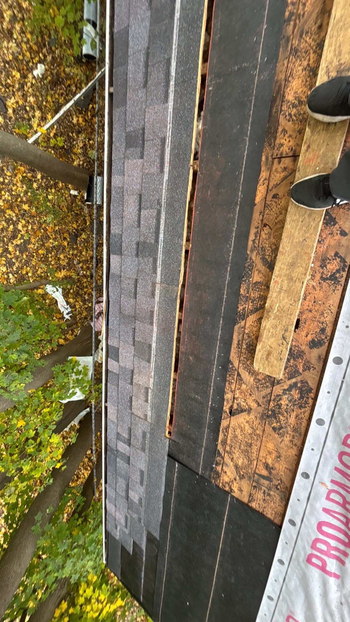 Roof Replacement using Owens Corning Midnight Plum by 180 Contractors