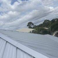 24ga 1.5" Mechanical Seam Mill Finish  by Total Roofing System The Metal Roof Experts