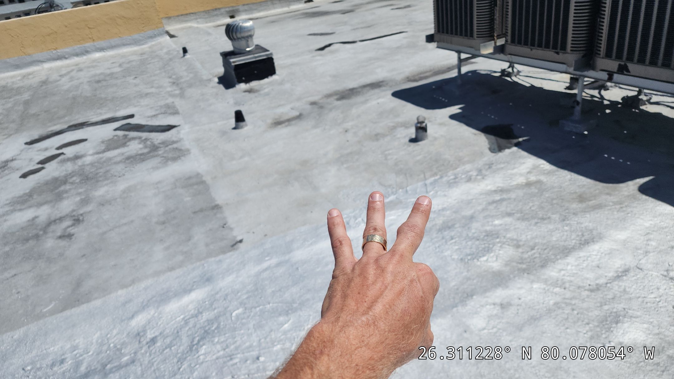 Commercial Flat Roof Repair and Silicone Coating in Deerfield Beach by Aastro Roofing
