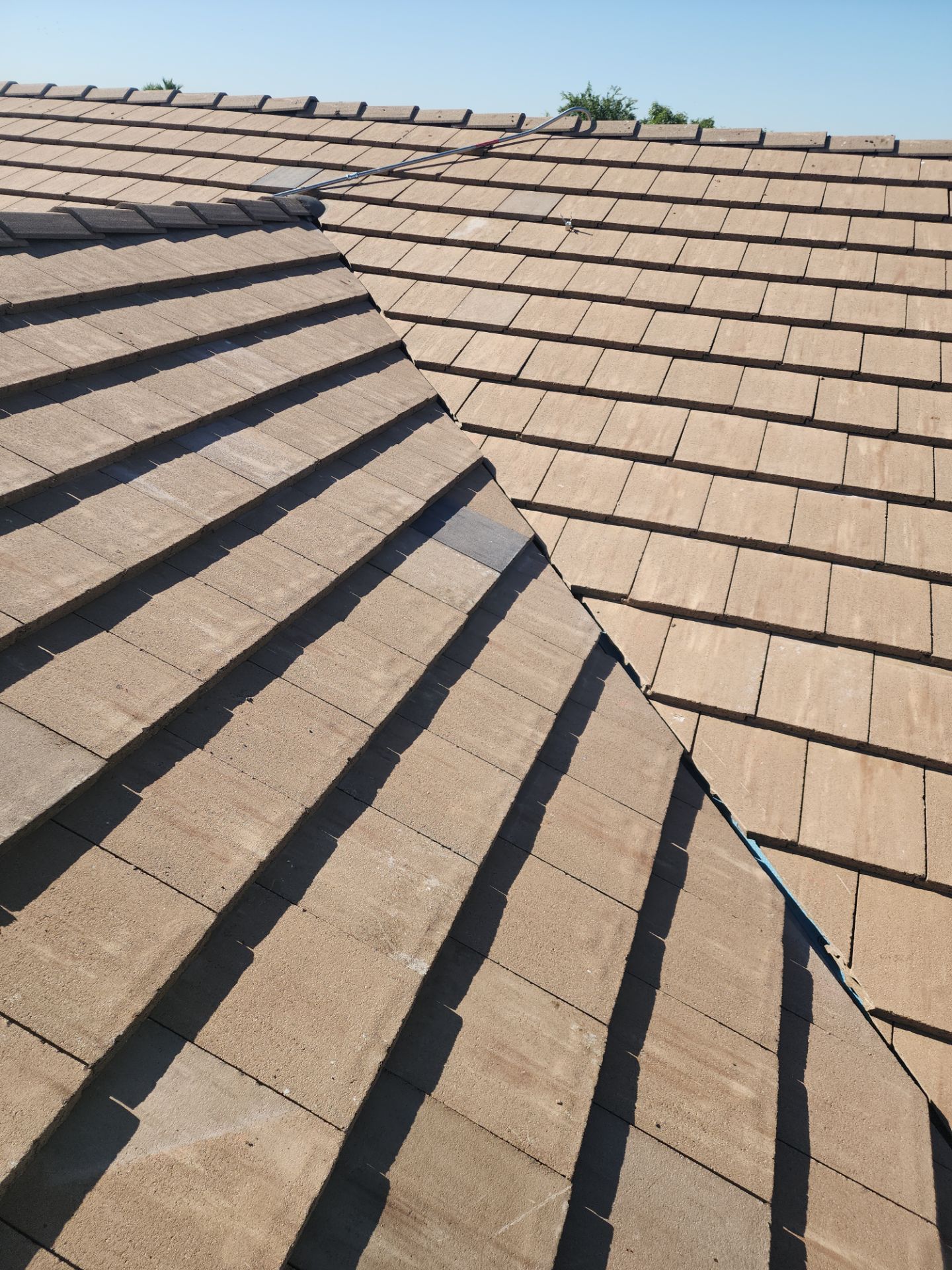 Sandstone Beige Concrete Tile by Reimagine Roofing