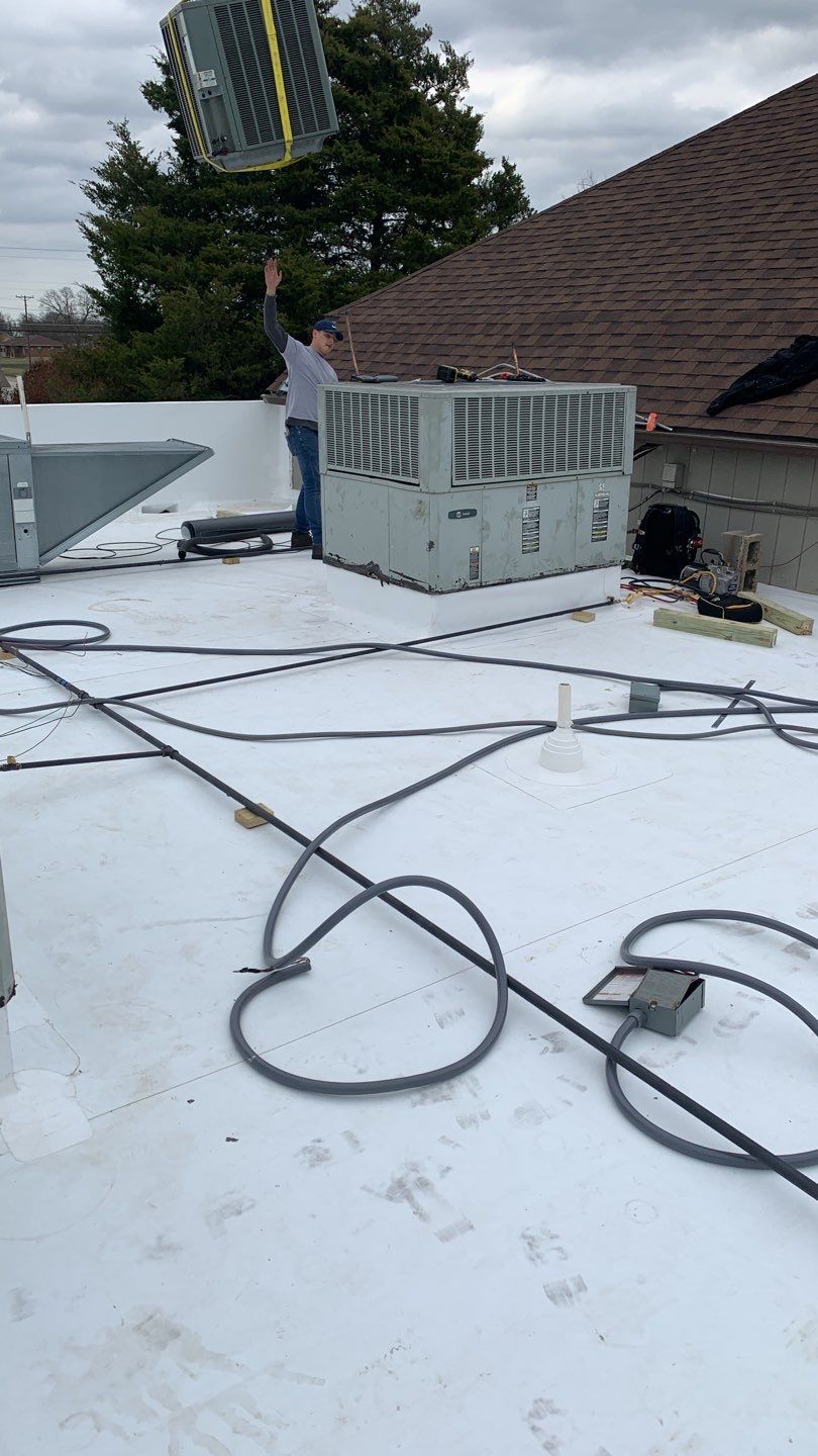 Full Commercial Roof Replacement using GAF Products in Anna Texas by Elite Roofing LLC