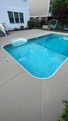 Pool Deck + Driveway + Garage Project in Venetia