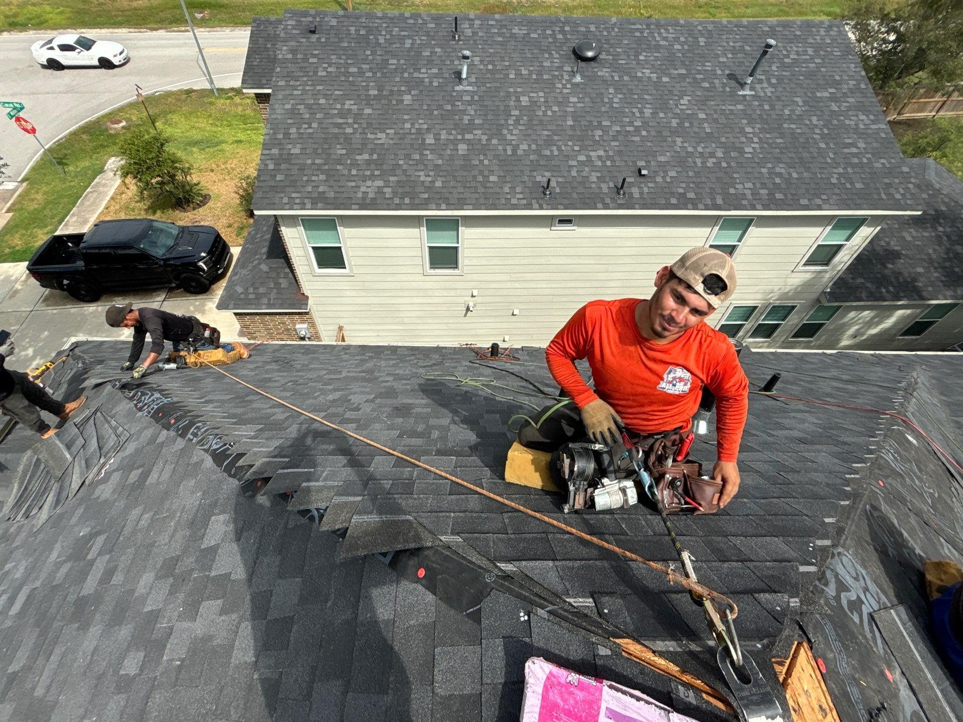 Residential Roofing Installation using Owen's Corning Duration (Lifetime) Shingles by Roof Repair Company