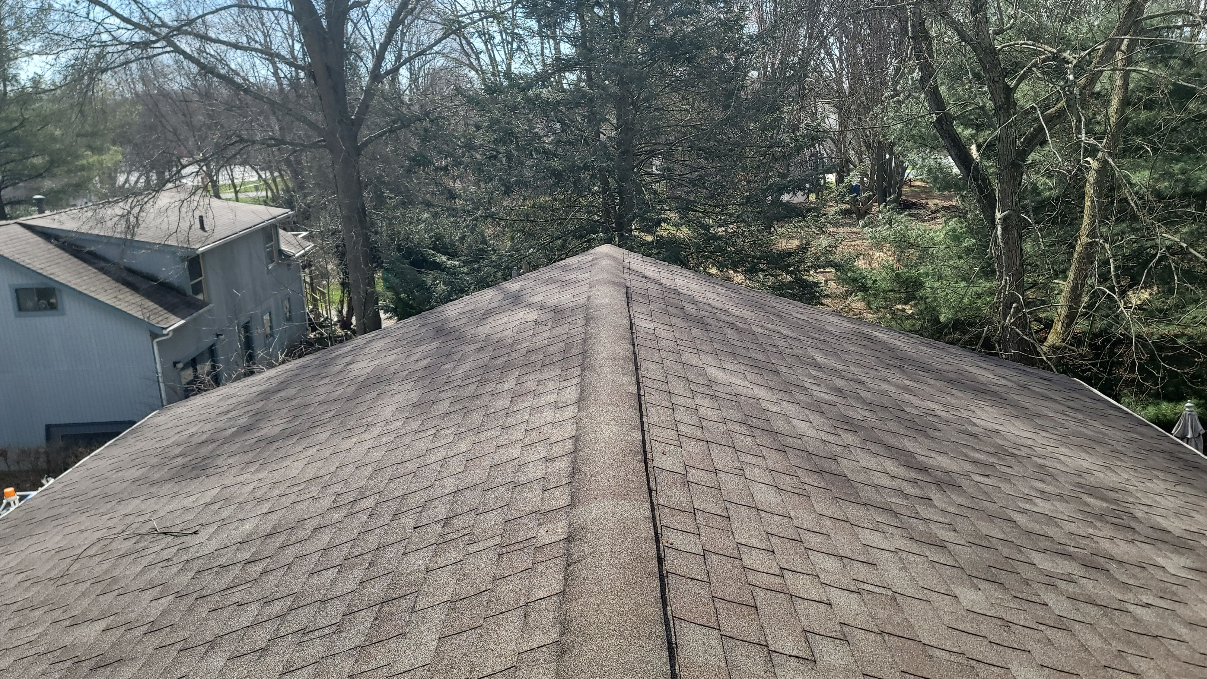 Atlas Pinnacle, Color, Weathered Shadow, Drip Edge, Color, Royal Brown by Eagle Eye Roofing