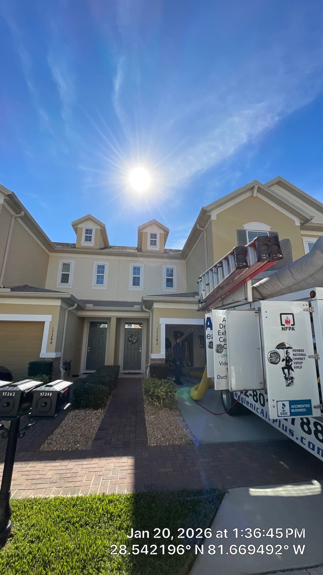 Air Duct and Dryer Vent Cleaning in Clermont by Hygienic Air, Inc