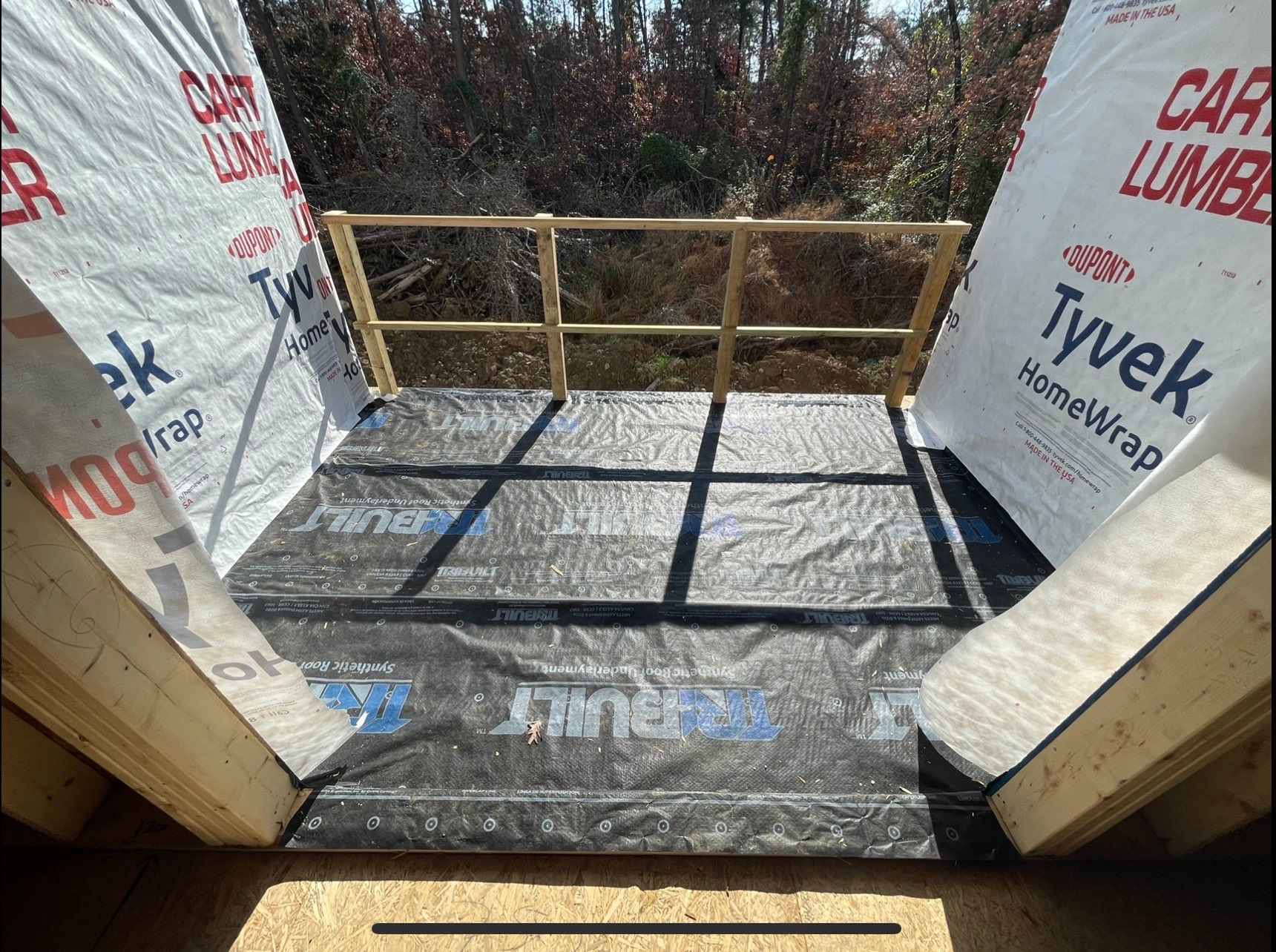 Porch using Duradek by RJC General Construction, LLC.