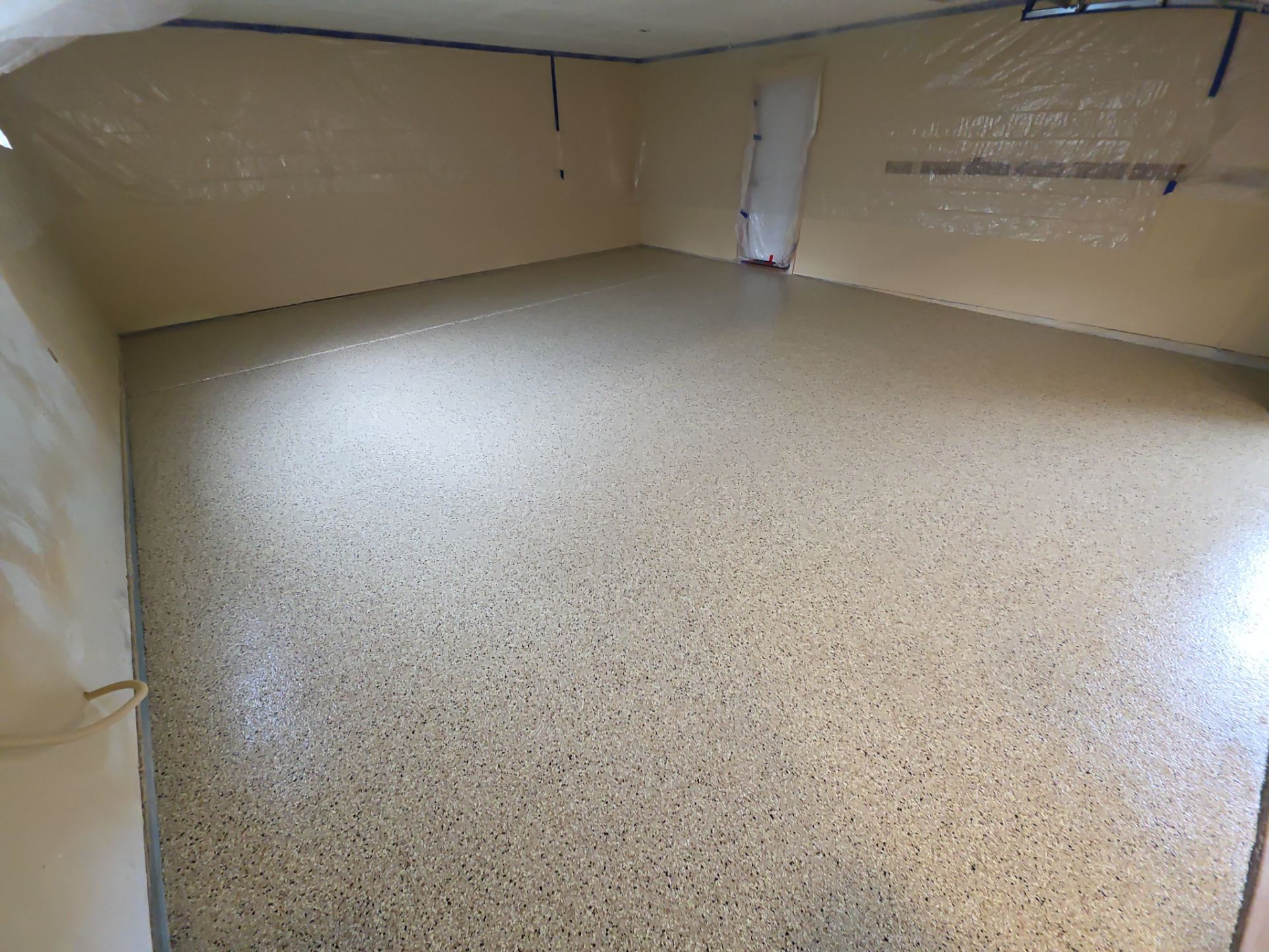 Garage Transformation using Driftwood by Croc Coatings, LLC