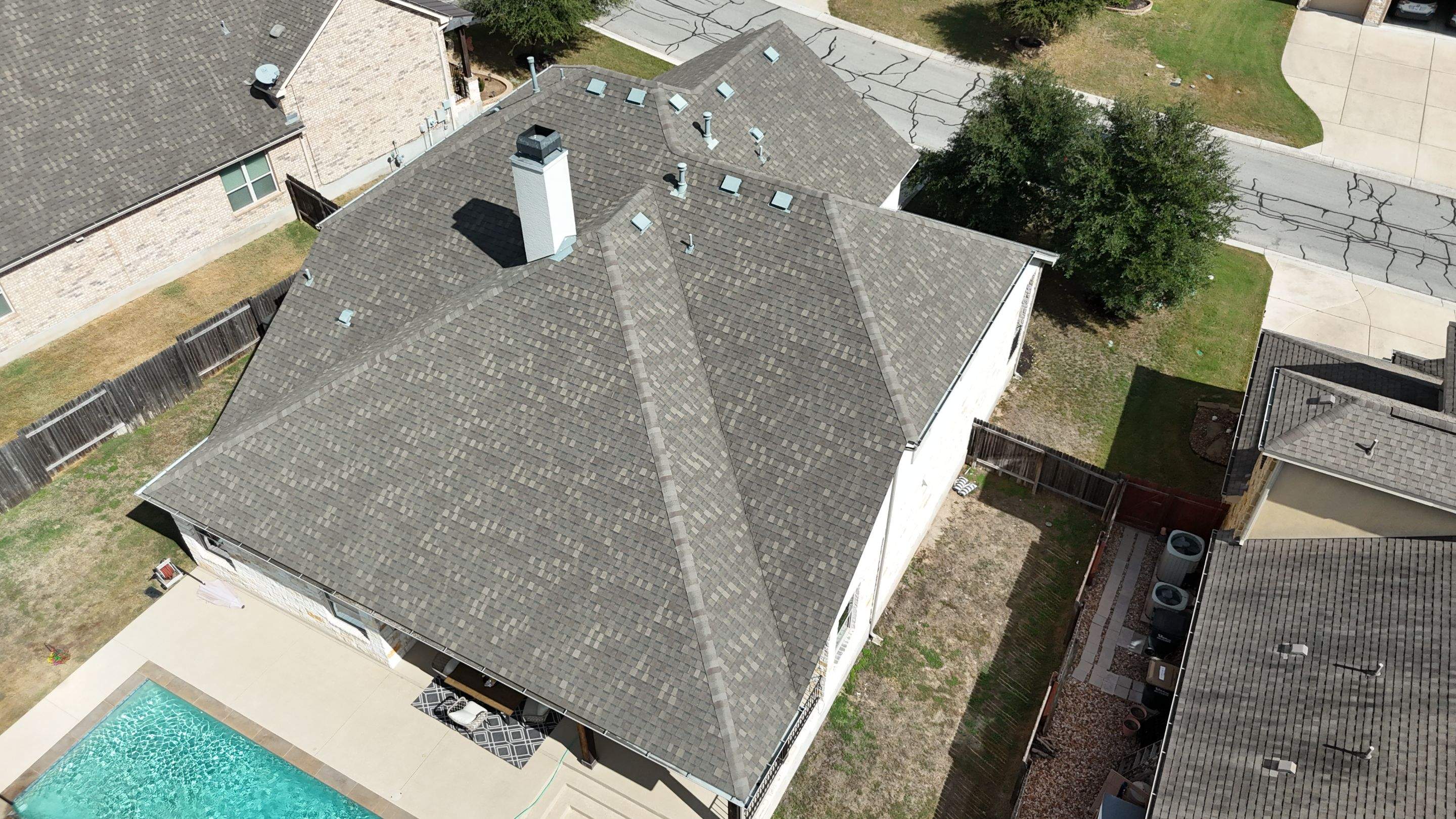 Residential Wood Fence in Austin by RoofsOnly.com