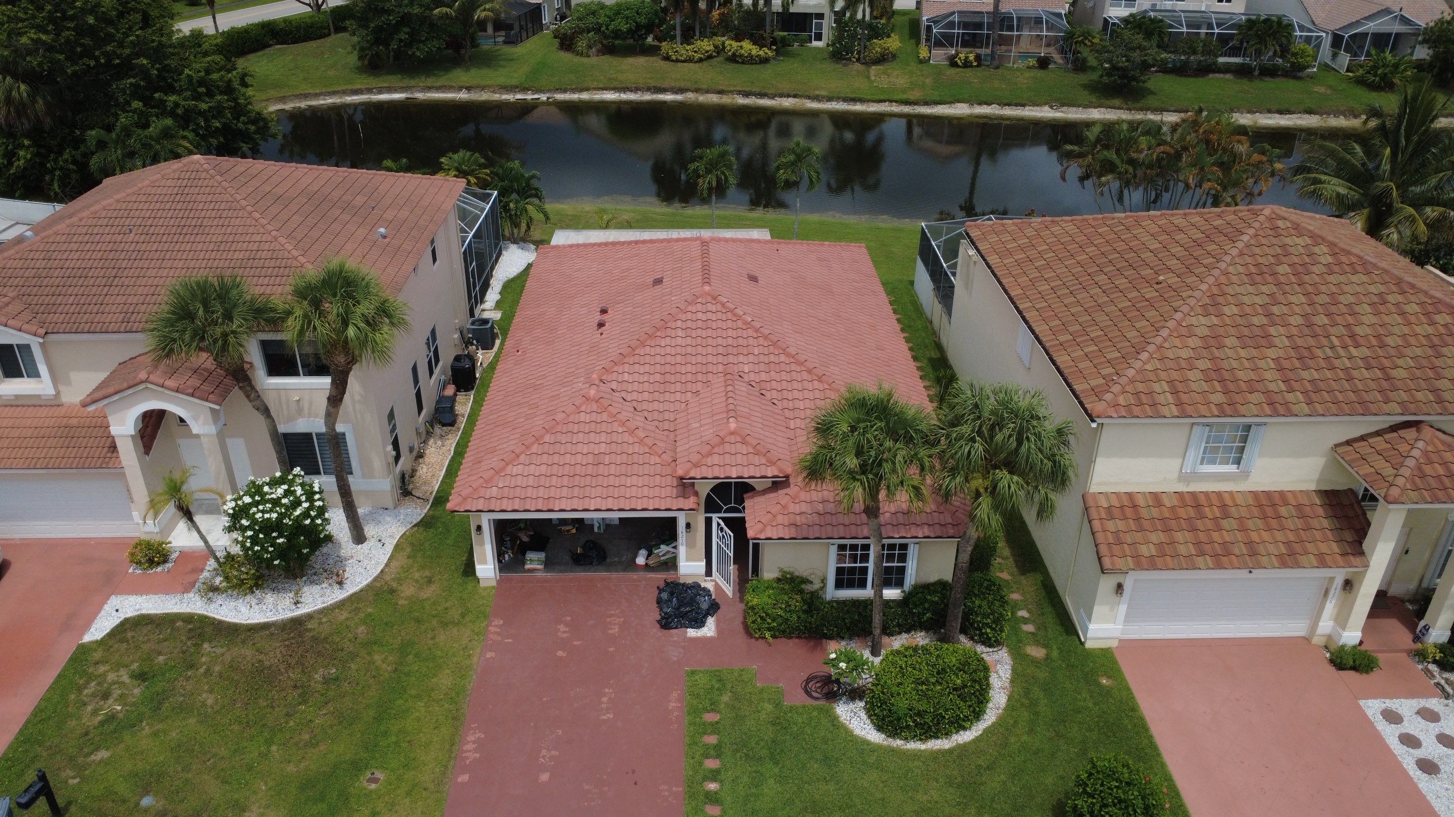 Residential Roofing Installation using Eagle Roofing Tile by BLUES BROTHERS ROOFING