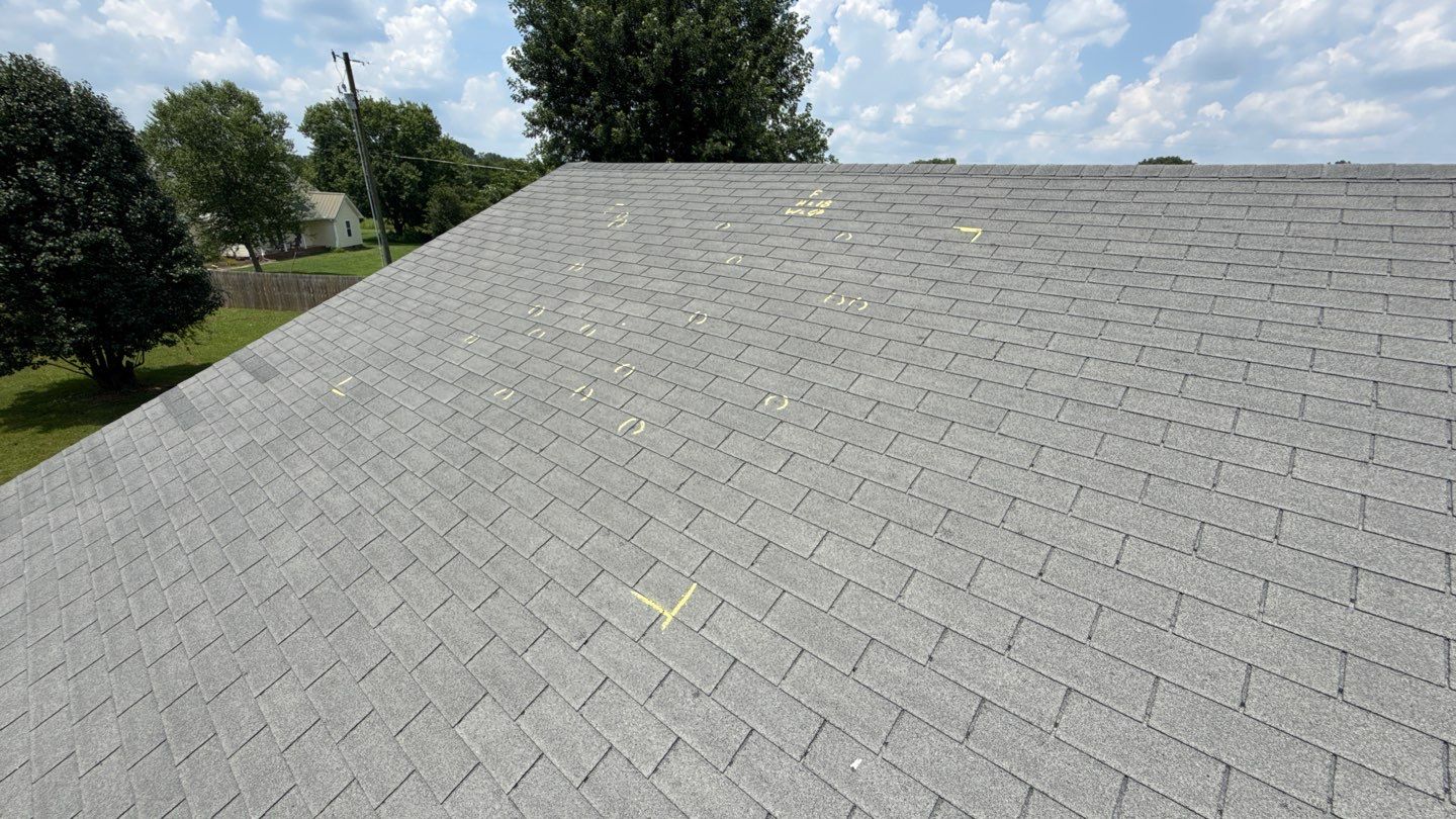 Solid Hail Damage - 3 Tab by Paragon Roofing