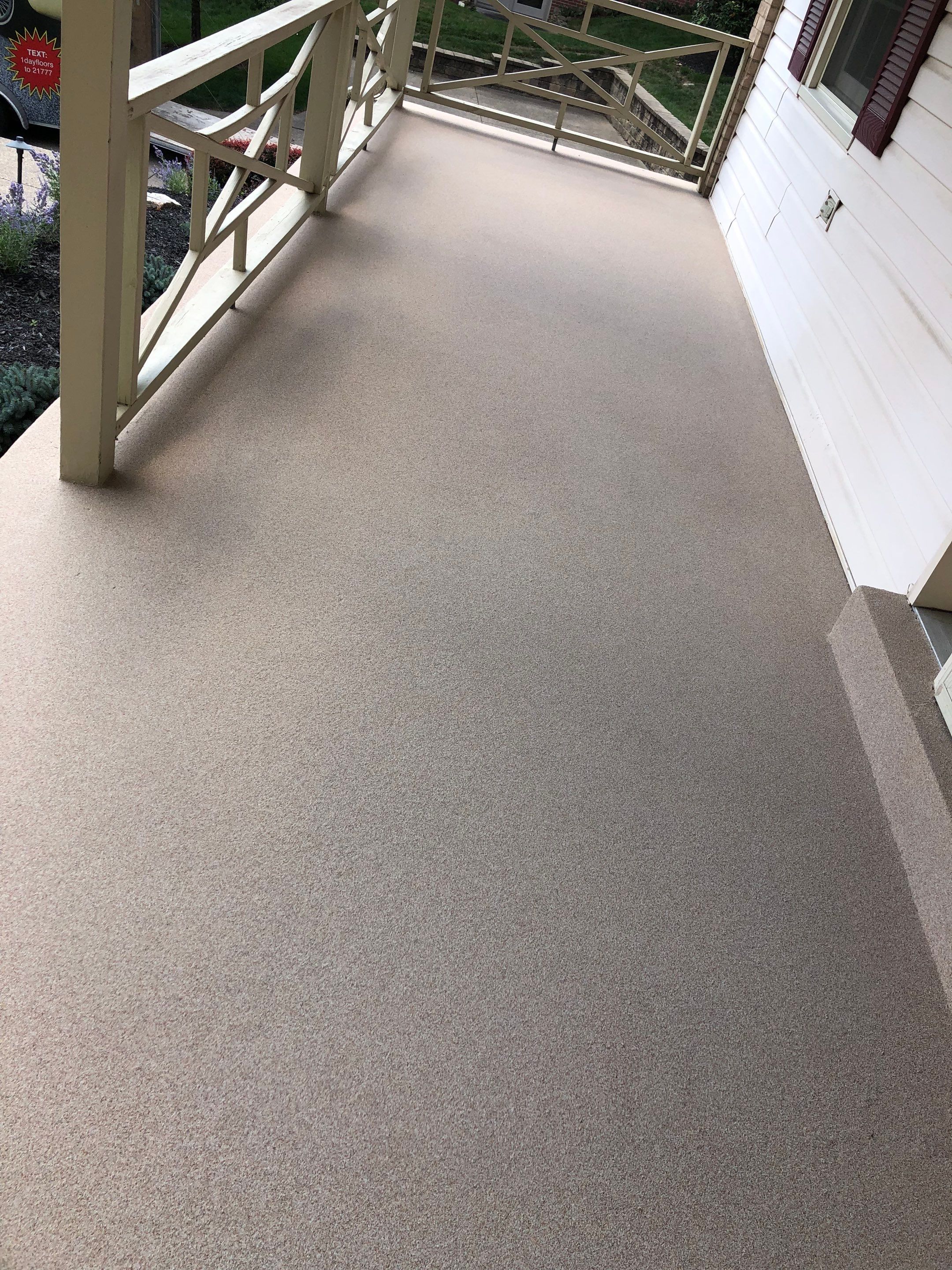 Porch, steps and Garage Project in Crafton by Floors in a Day, Inc