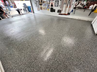 Nightfall Flake Garage Floor