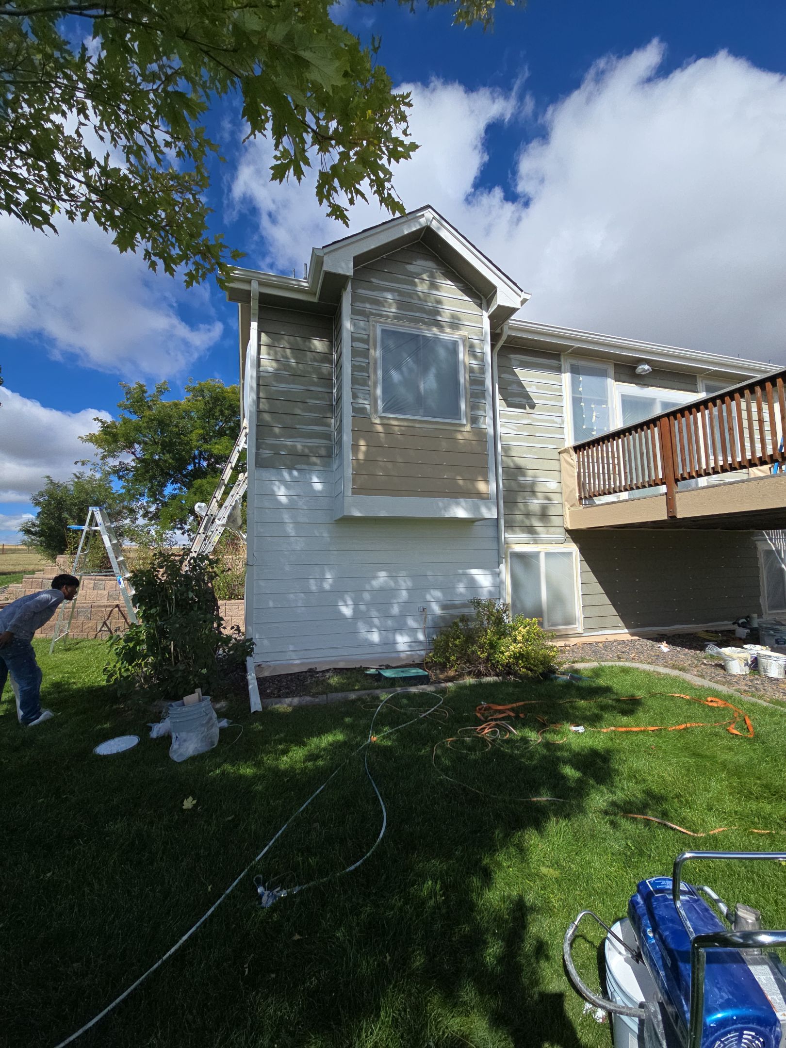 From Faded to Timeless: White & Black Exterior Renewal by J&M Painting LLC