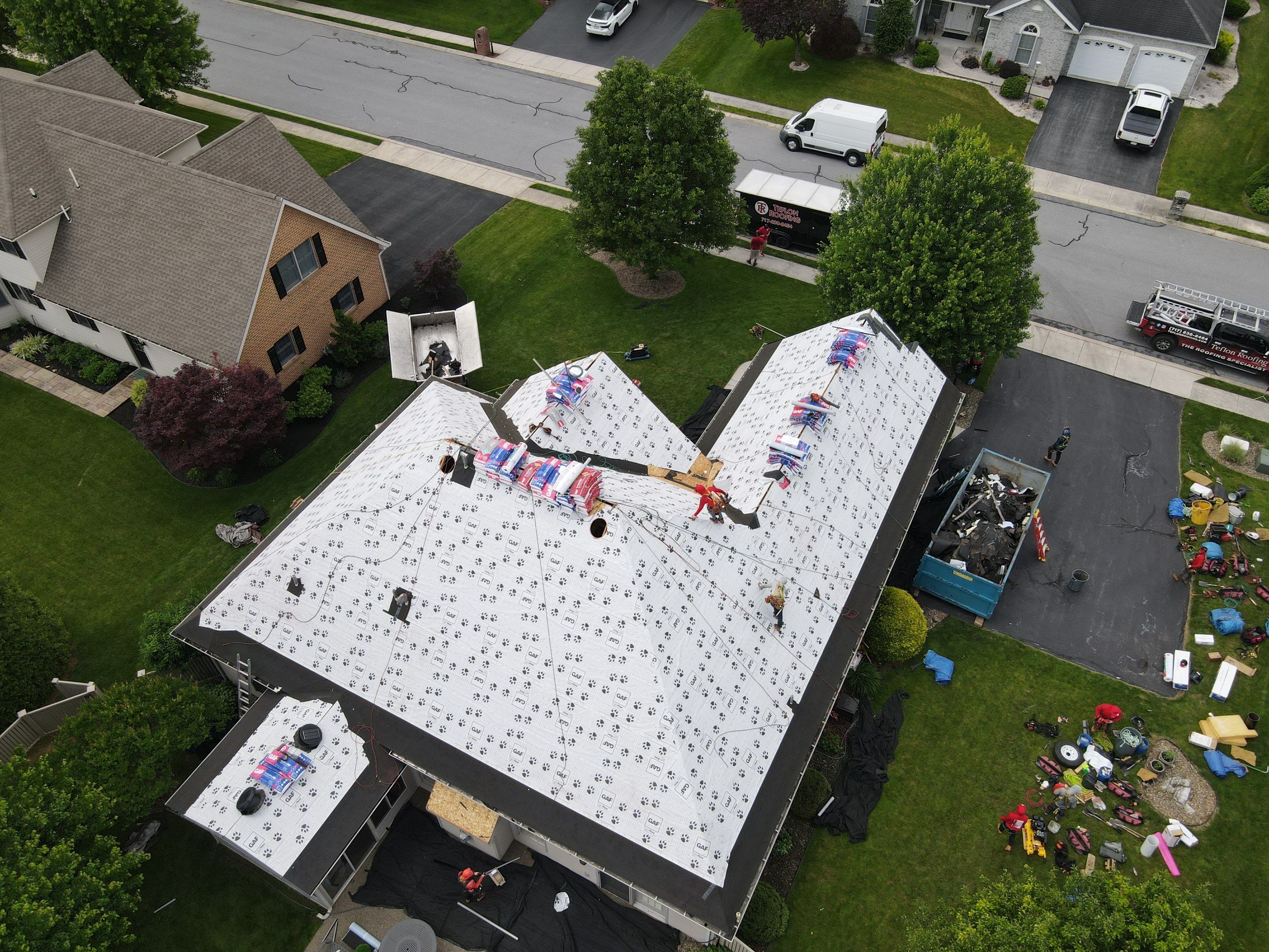 ROOF REPLACEMENT CHAMBERSBURG, PA by Teflon Roofing