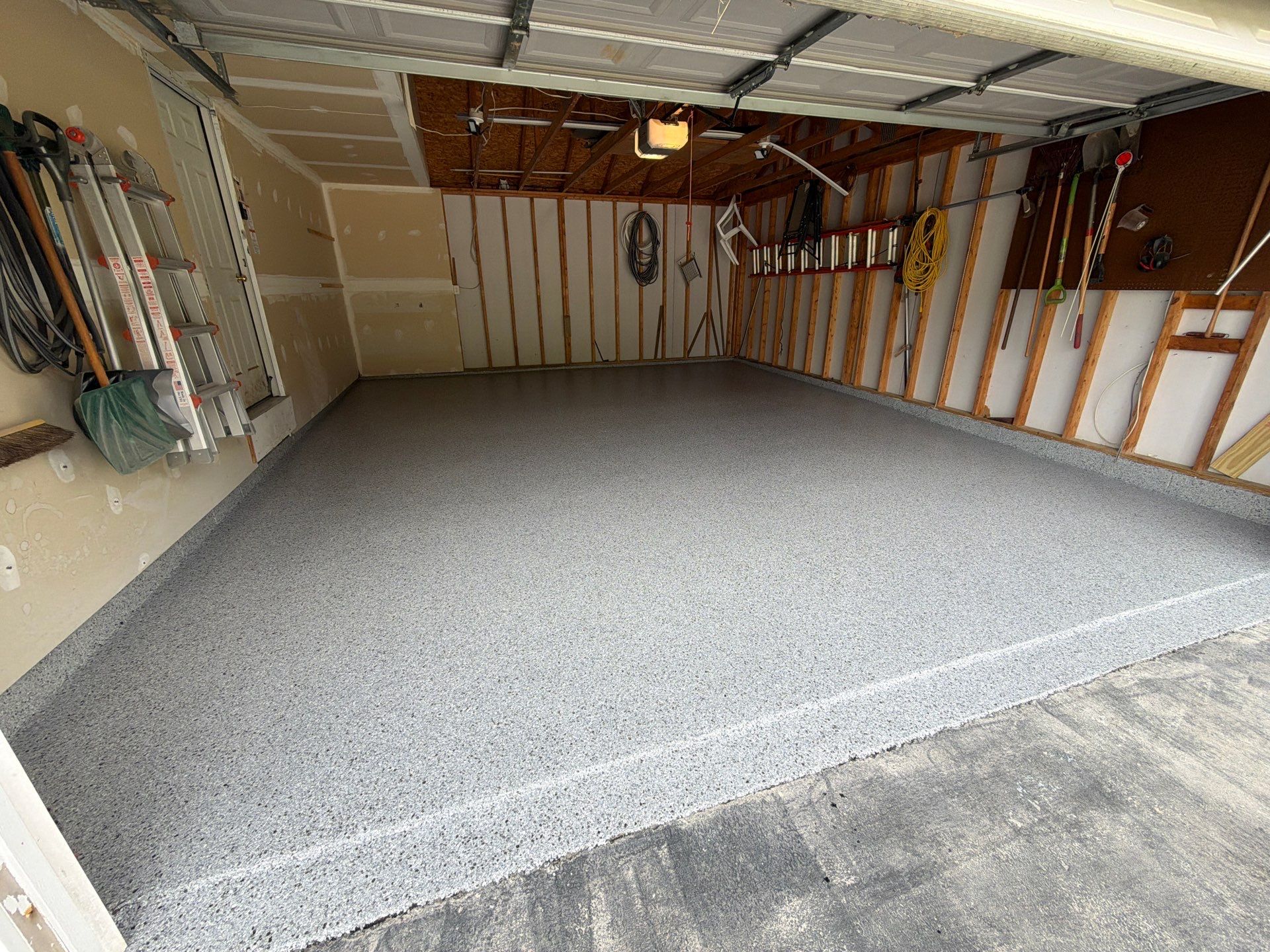 Vintage Silverado Garage Coating by NG Masonry & Construction LLC