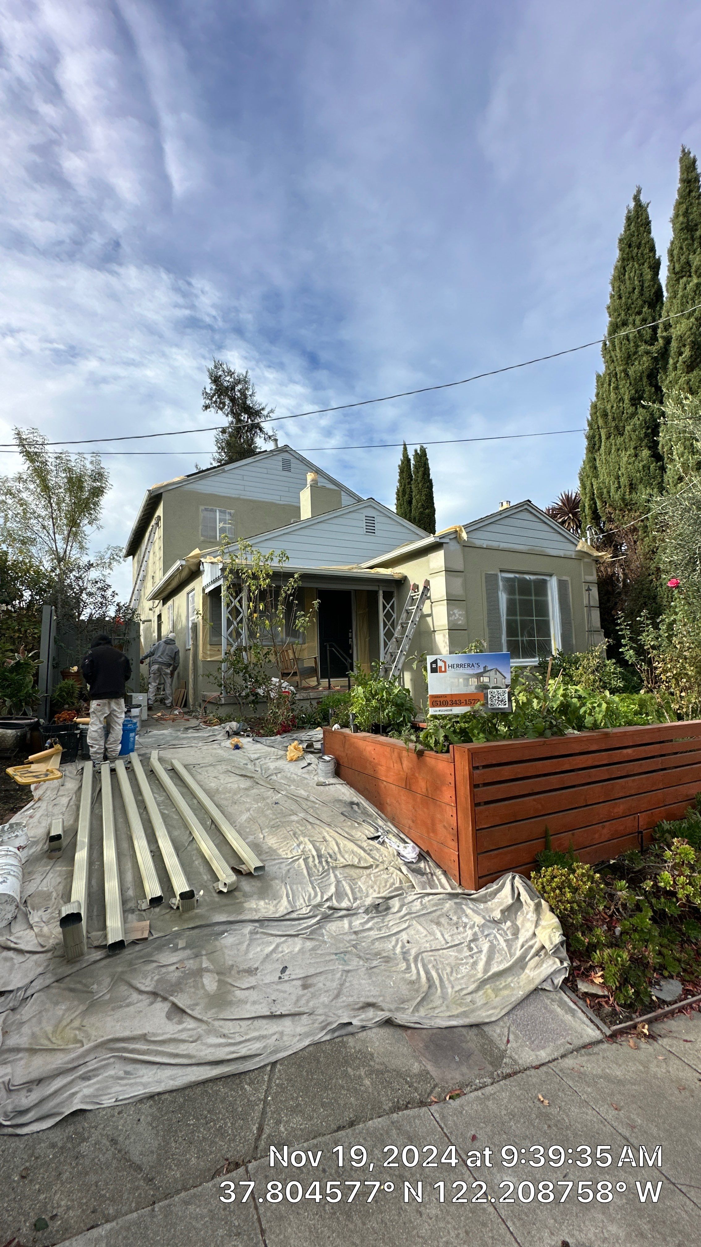 Exterior repaint-siding and stucco by Herrera’s Bay Area Painting inc.