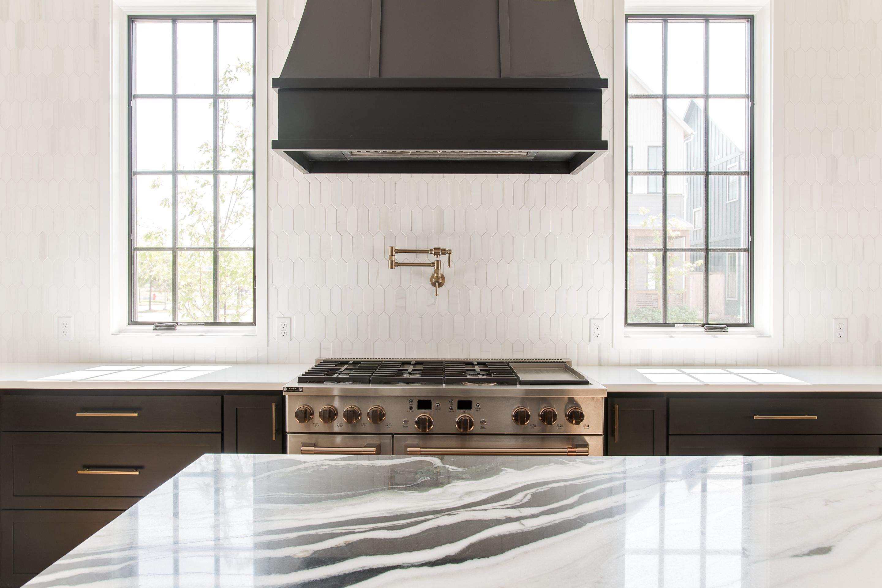 Modern Residential Kitchen and Bath in Oklahoma City by TNT Countertops