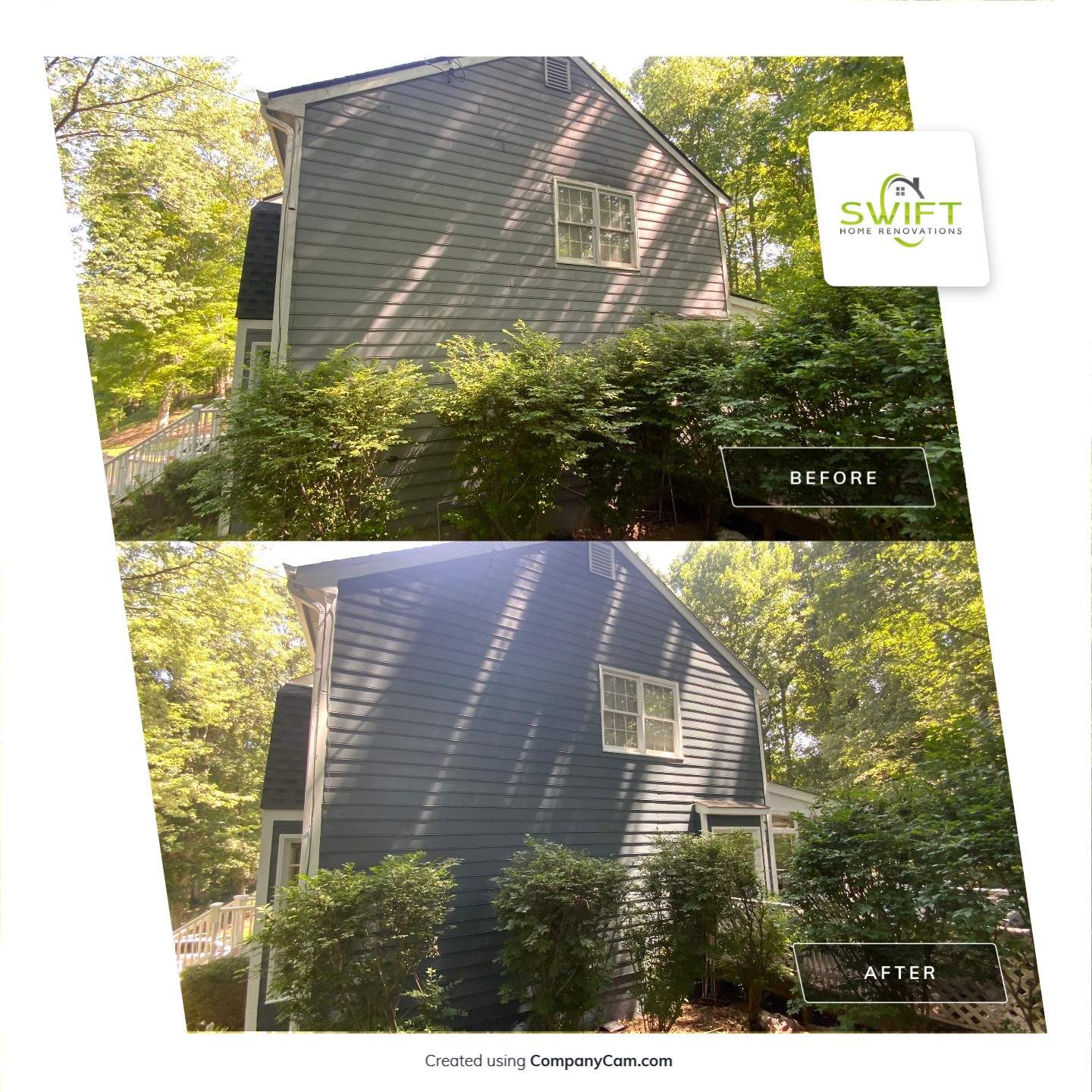 Full Exterior Painting and Trim Refinement in Marietta by Swift Home Renovations