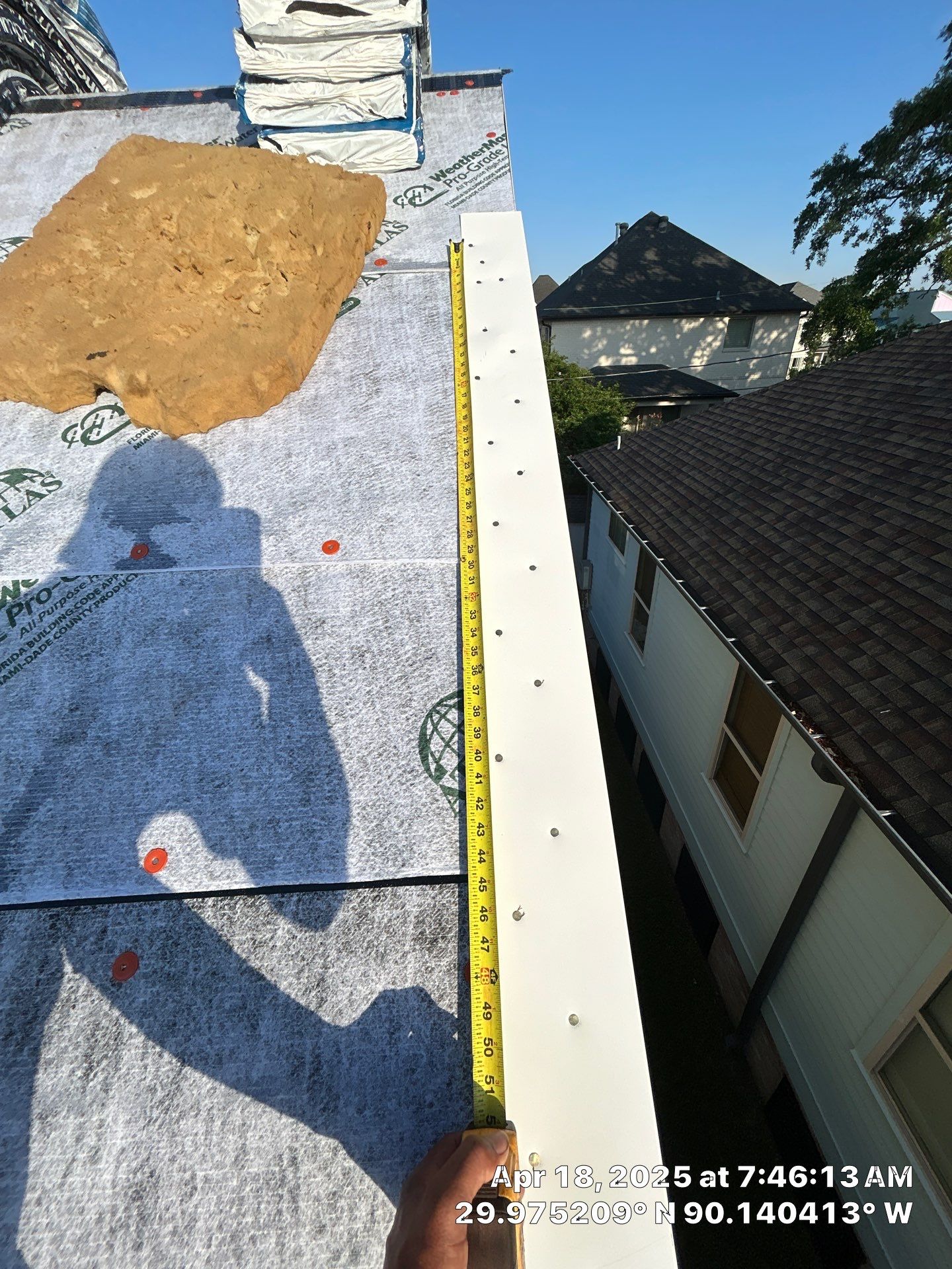 Project in Metairie by Robertson Roofing & Siding Inc