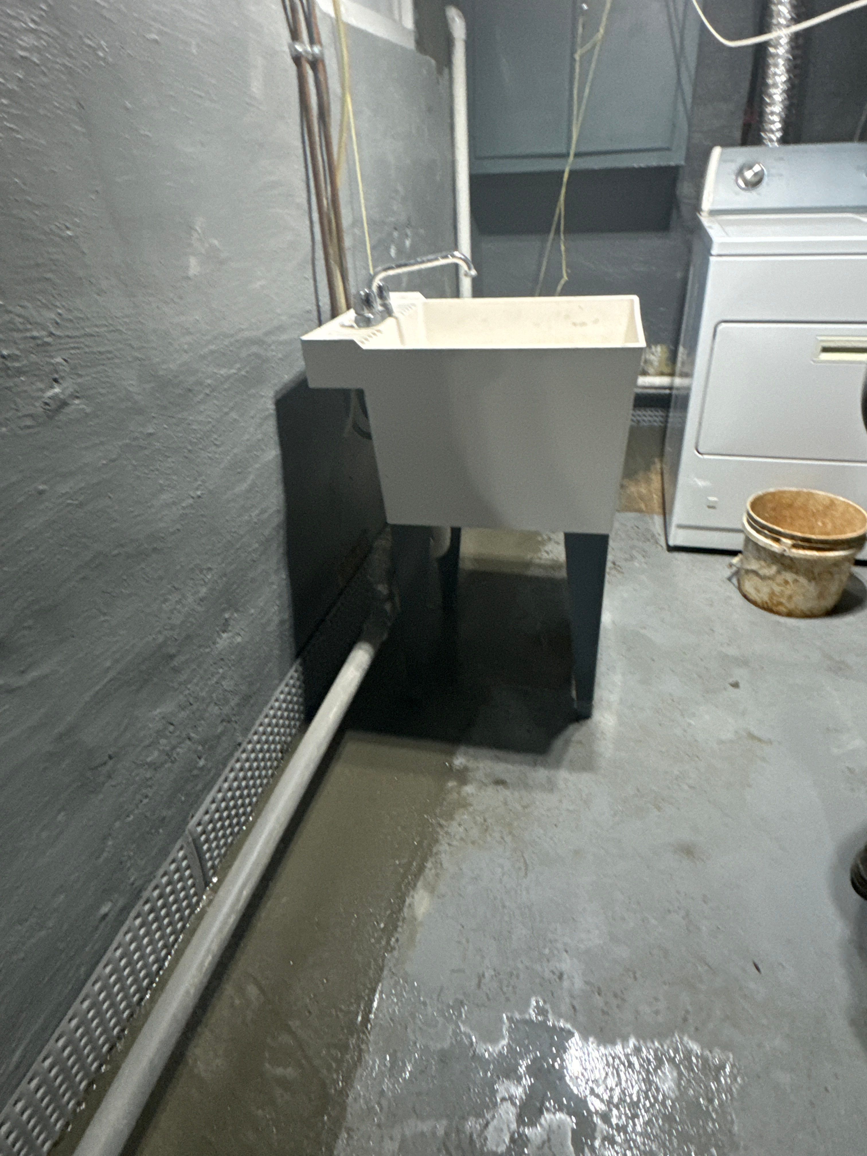 Interior French Drain River Edge NJ by Pure Service Pro, LLC 