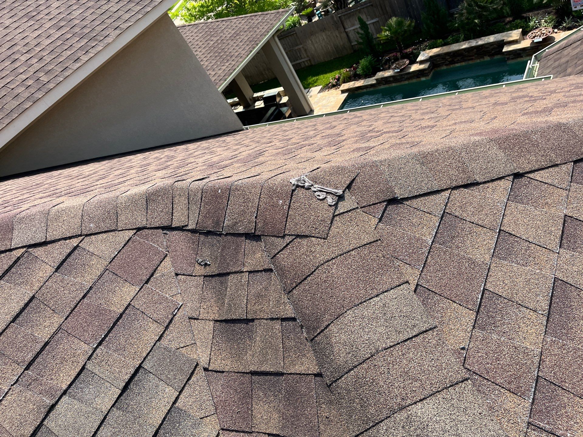 Hail Damage using Owen's Corning Duration (Lifetime) Shingles by Roof Repair Company