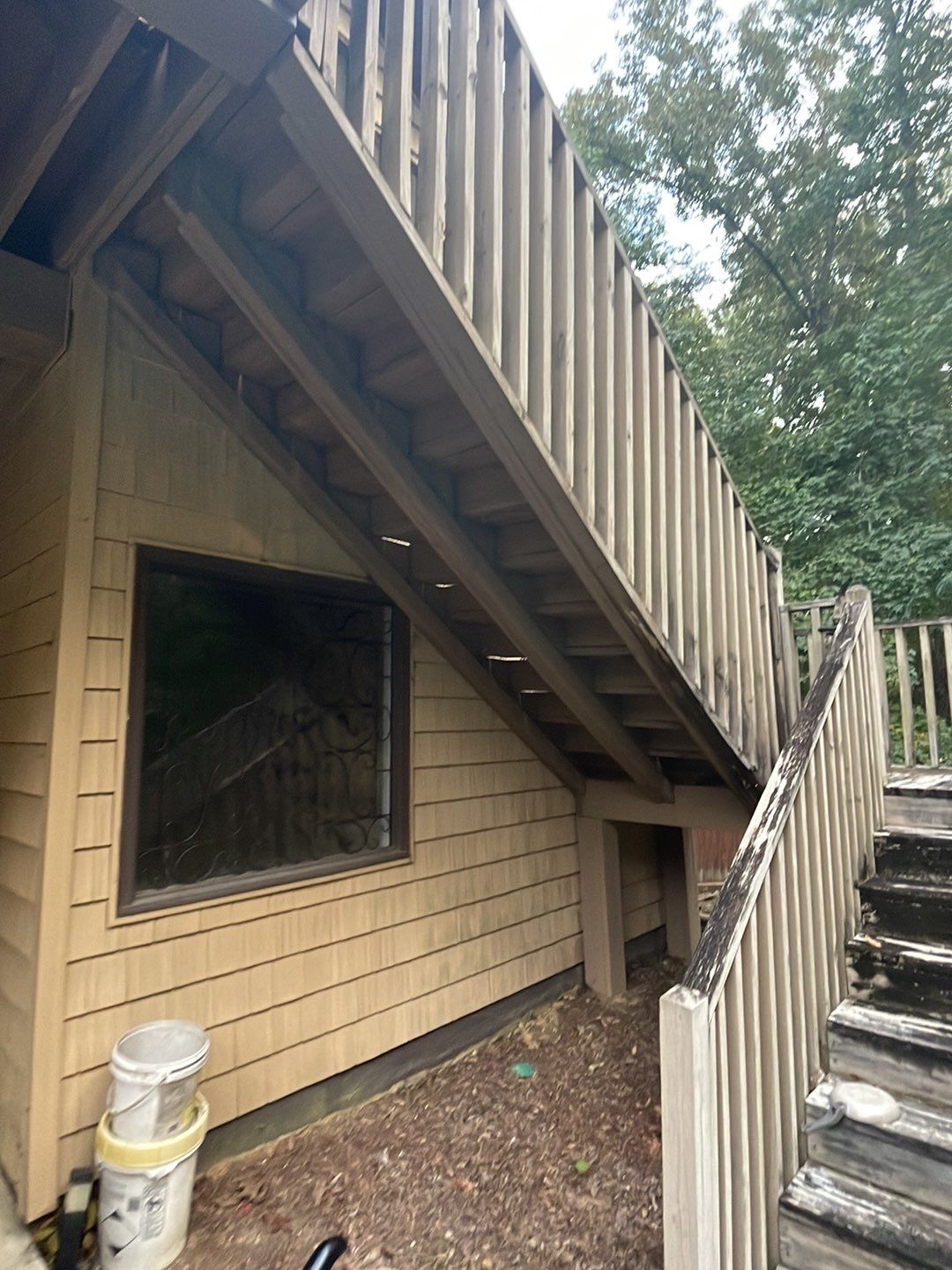 Million Dollar Lake - Deck and Fence by Pillar and Pine