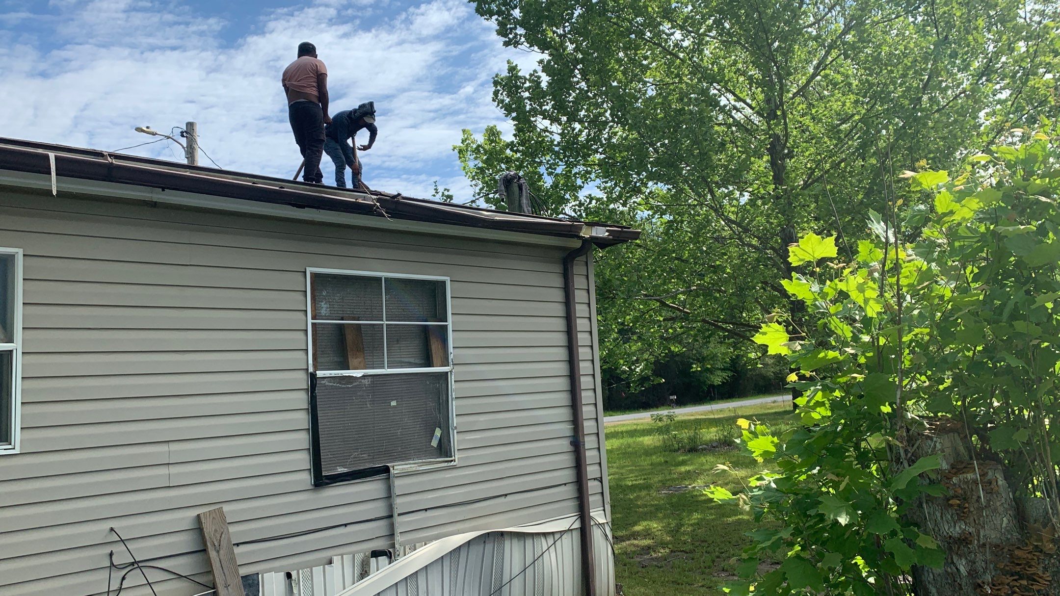 Storm Restoration Reroof: 25 Year 3-Tab Shingle by Hostetler Roofing