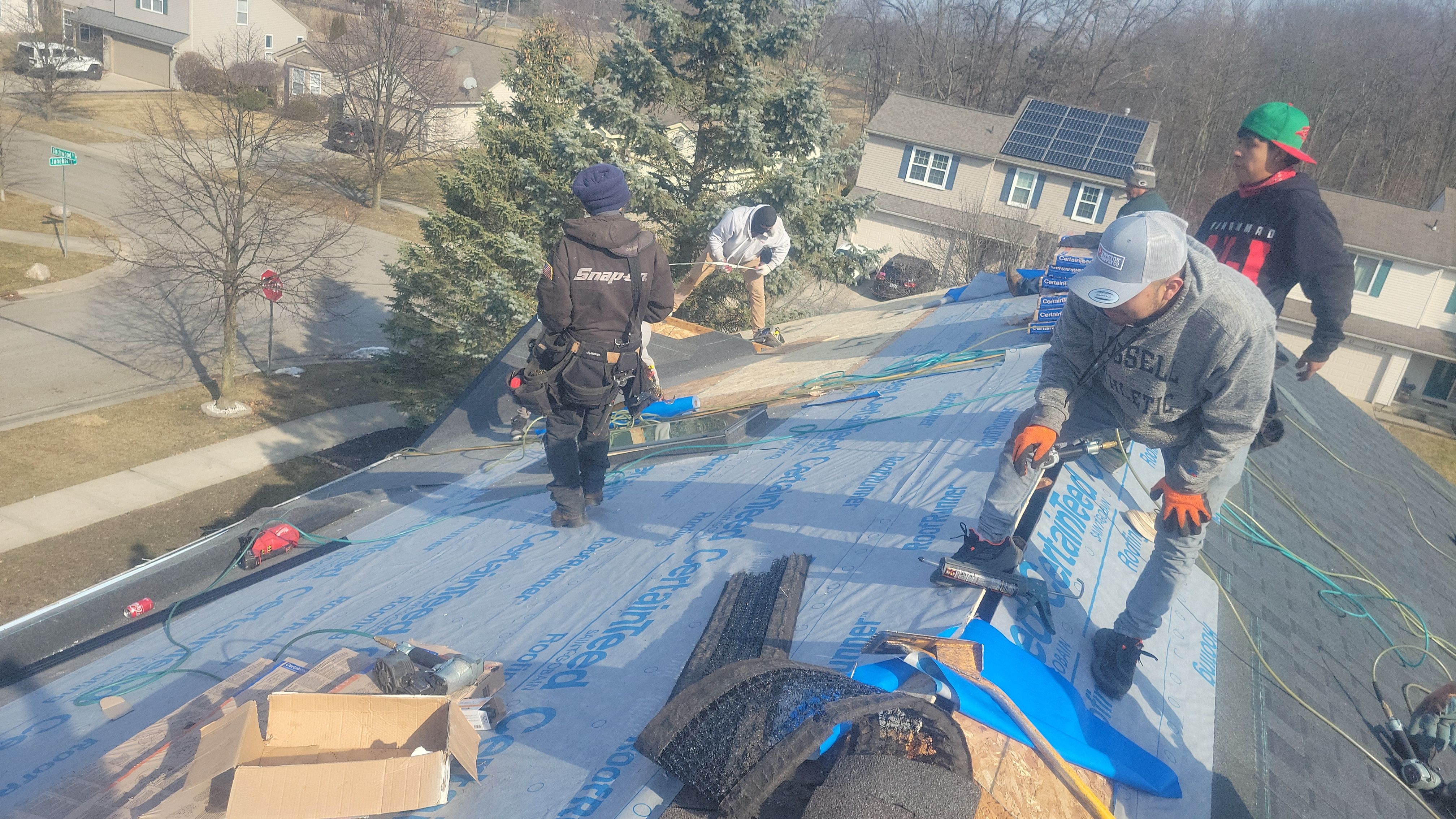 Roof Replacement using Certainteed Landmark Climate-Flex by 180 Contractors