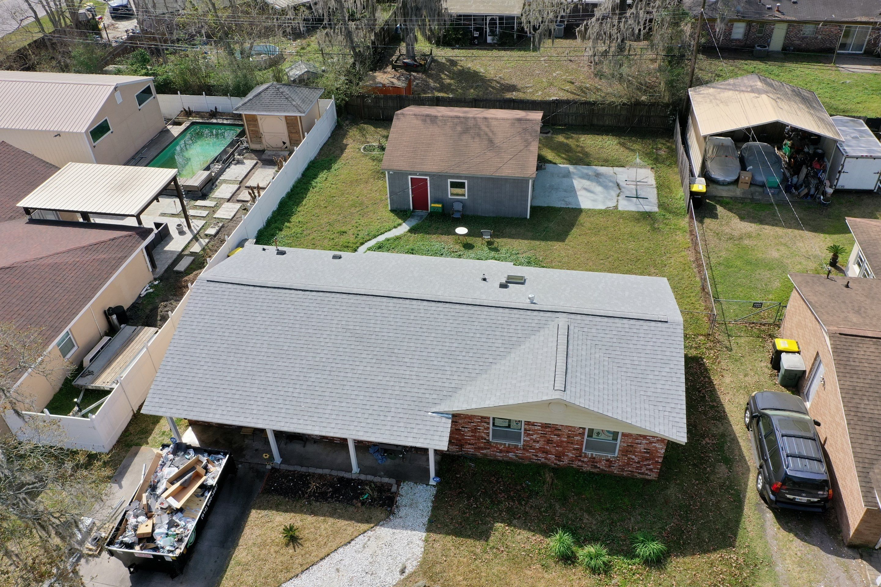 Residential Roofing Installation using Atlas Pinnacle Pristine - Oyster by Rainstoppers Roofing