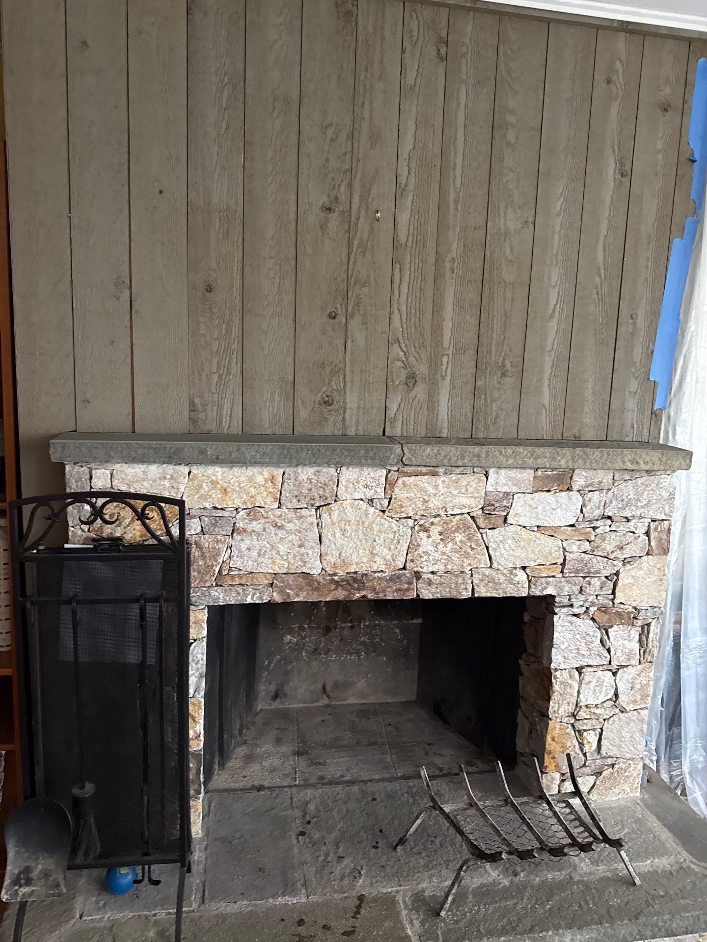 Fireplace Change out  by Neighborhood Chimney Services 